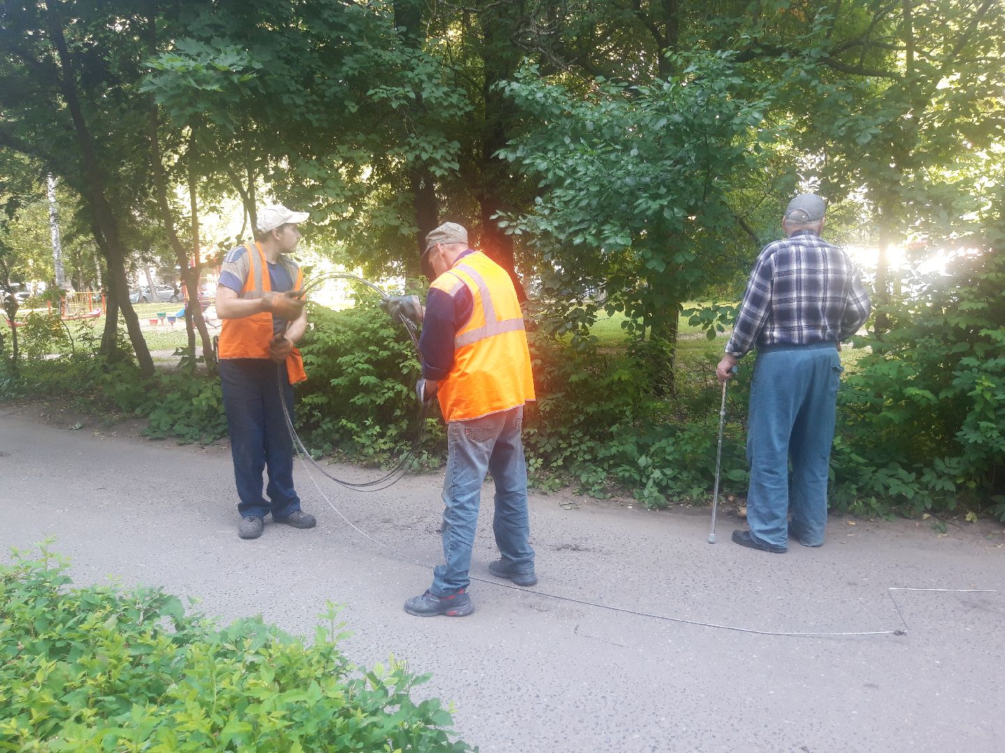 двор, доброе дело,