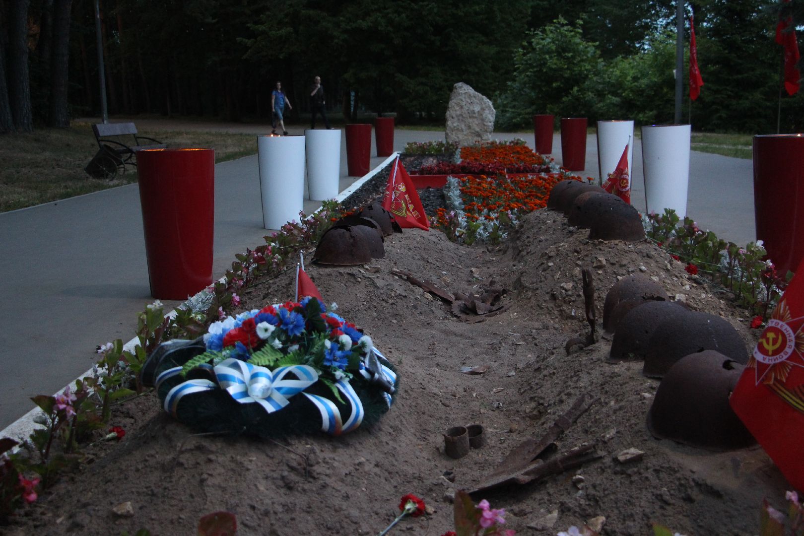 всероссийская акция, День памяти и скорби, Рубеж обороны, Протвино, Свеча памяти