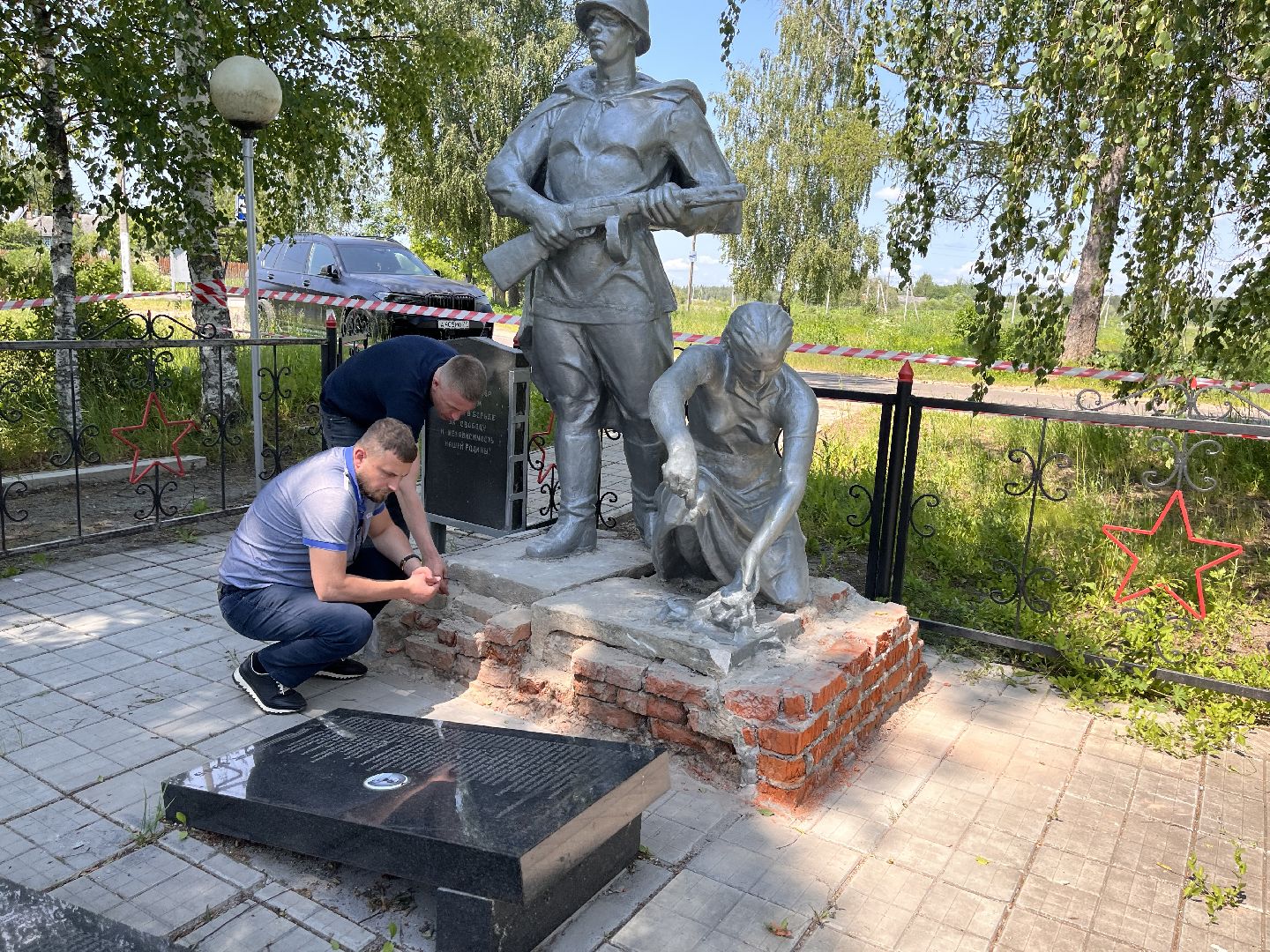 Шаховская, вов, памятник, реставрация