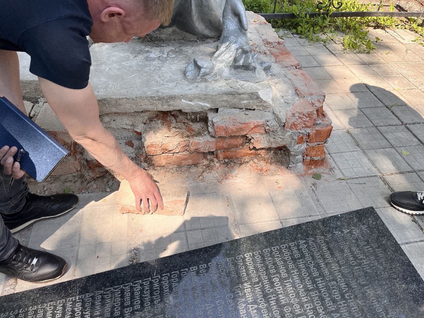 Шаховская, вов, памятник, реставрация