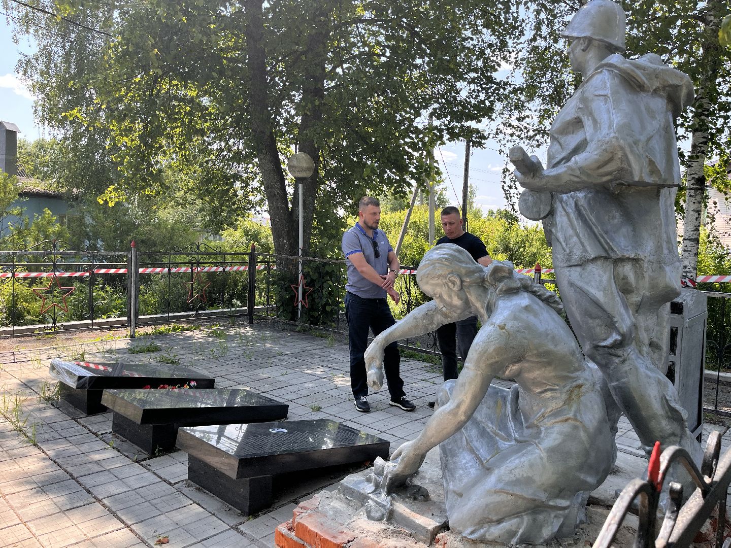 Шаховская, вов, памятник, реставрация