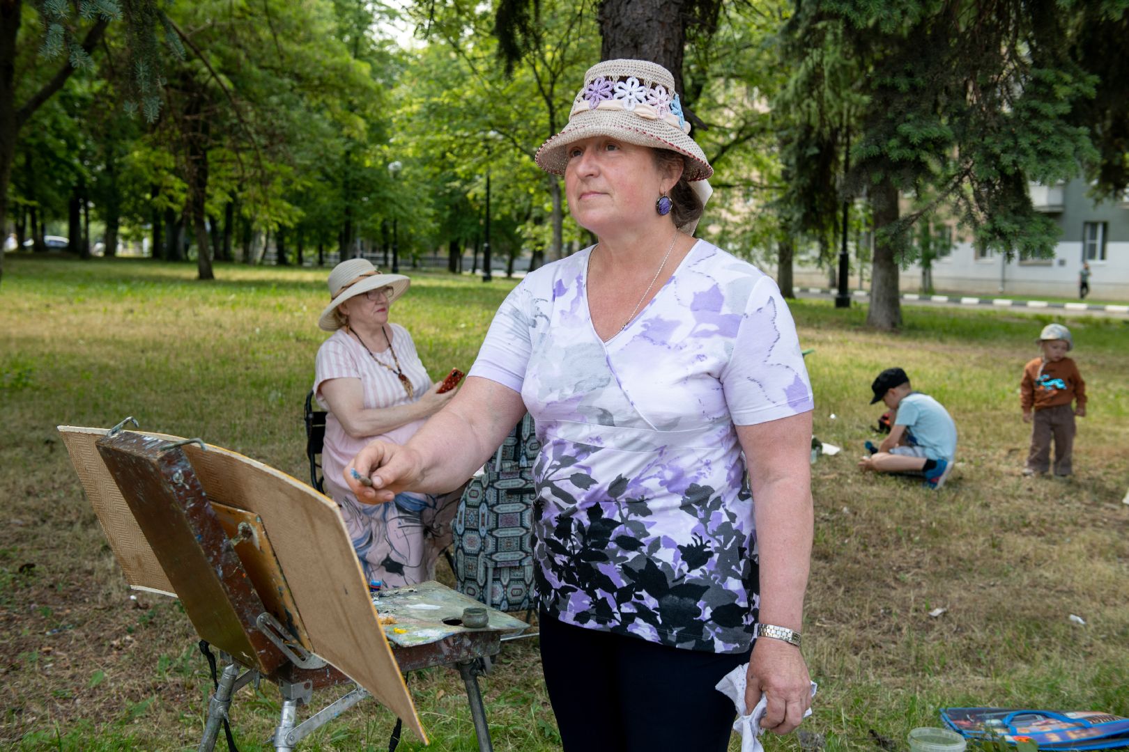 лыткарино, культура, пленэр, художник, картина,
