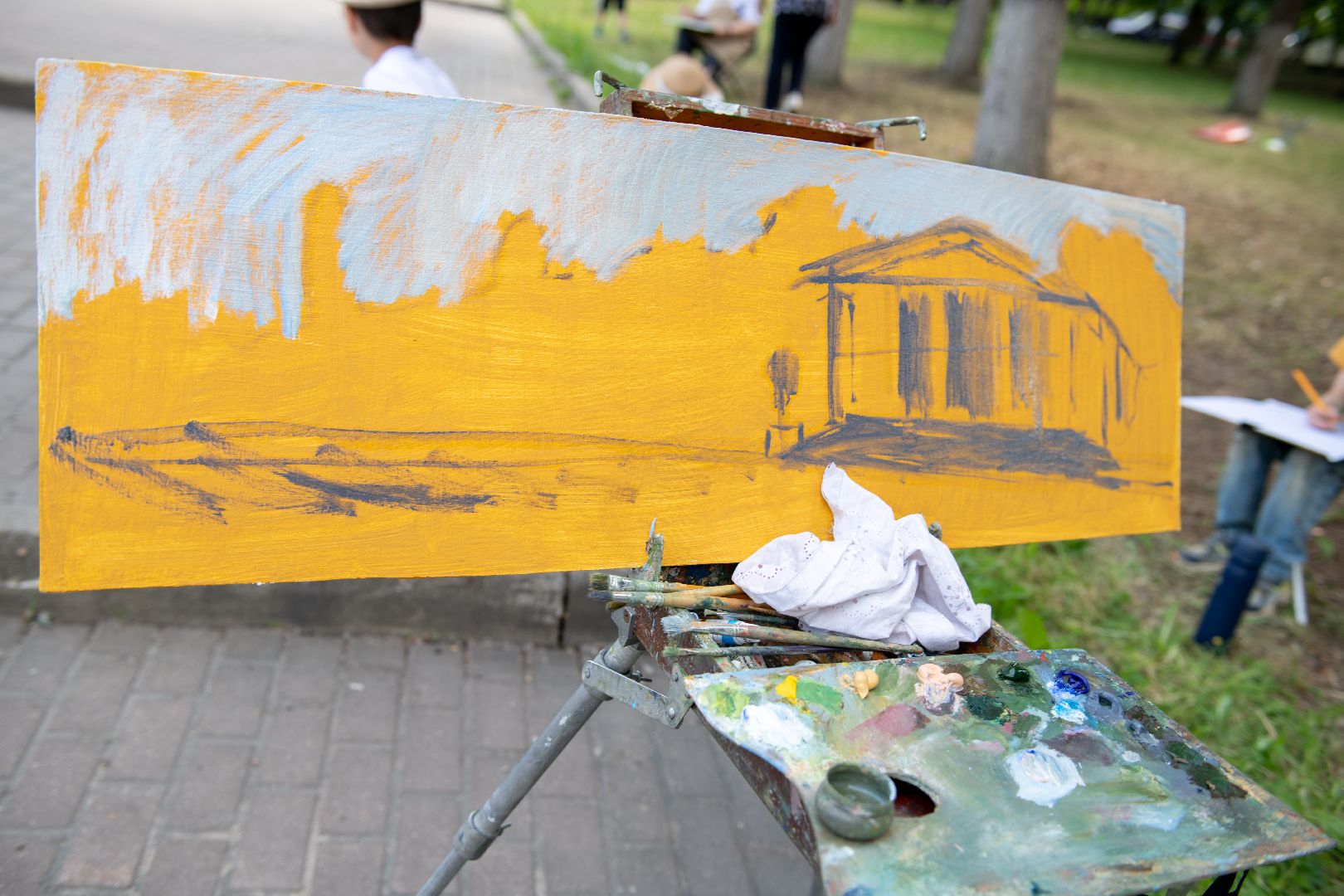 лыткарино, культура, пленэр, художник, картина,