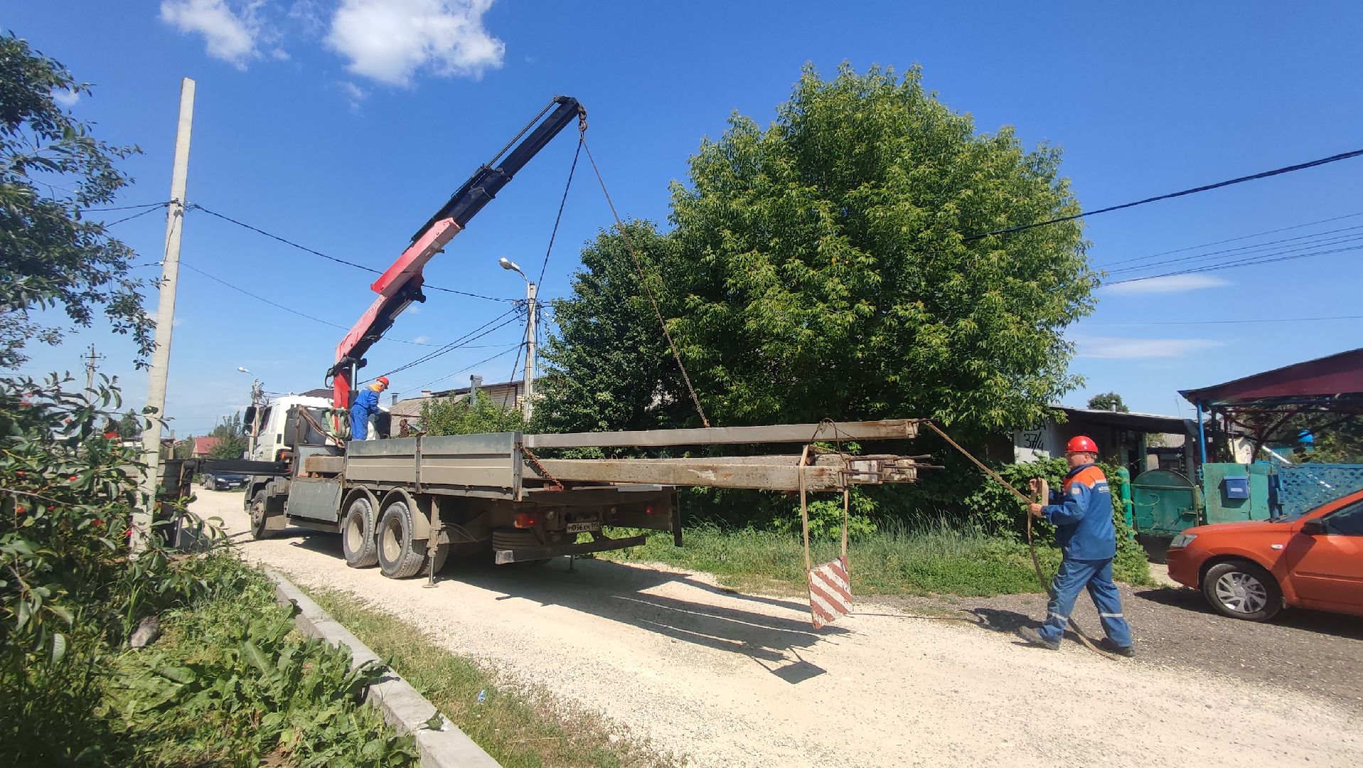 Кашира, Мосэнерго, линия электропередачи, электричество, СИП, опоры