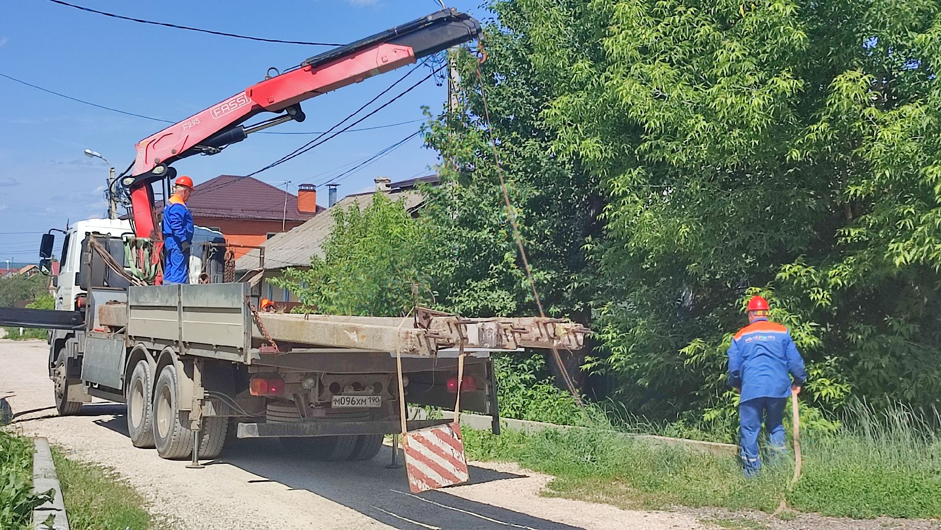 Кашира, Мосэнерго, линия электропередачи, электричество, СИП, опоры