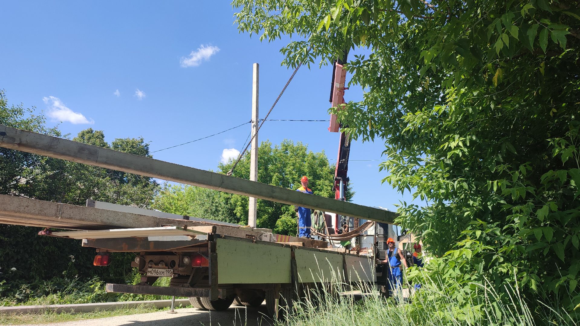 Кашира, Мосэнерго, линия электропередачи, электричество, СИП, опоры