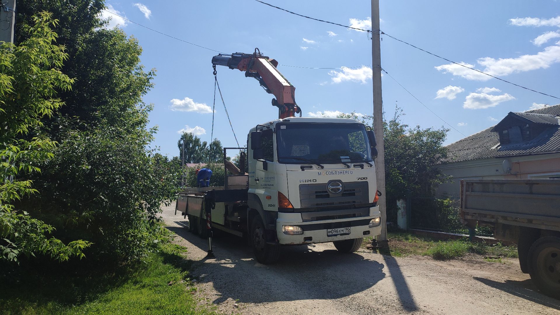 Кашира, Мосэнерго, линия электропередачи, электричество, СИП, опоры
