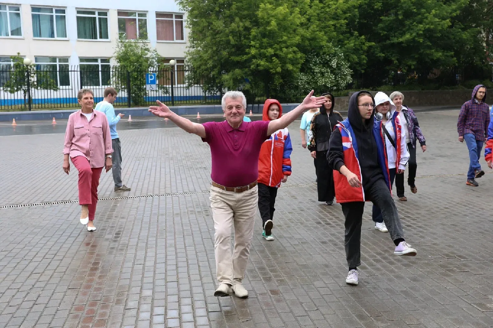 Химки, спорт, зарядка, акция, 10 000 шагов