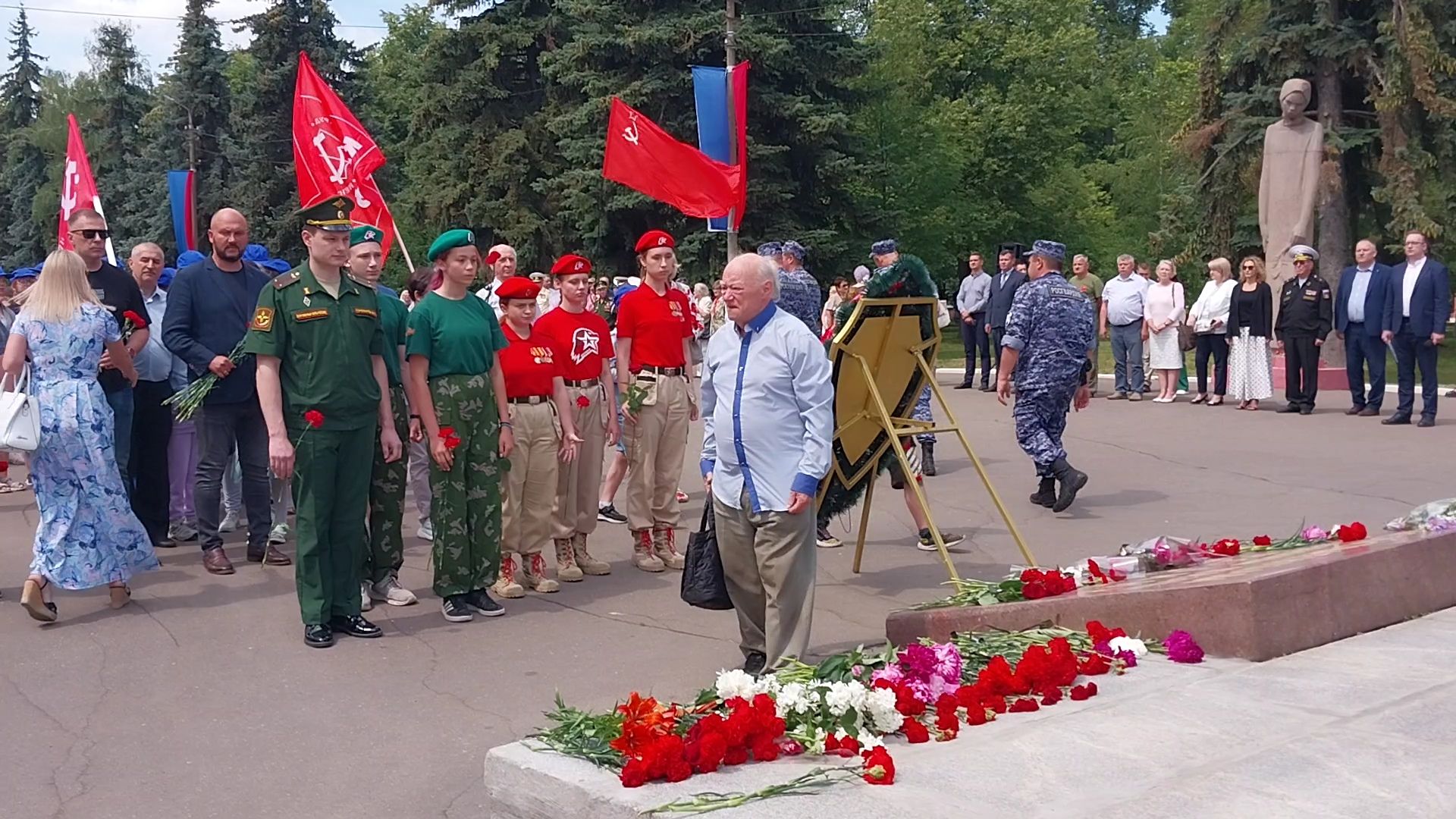 Коломна, минута молчания, мемориал