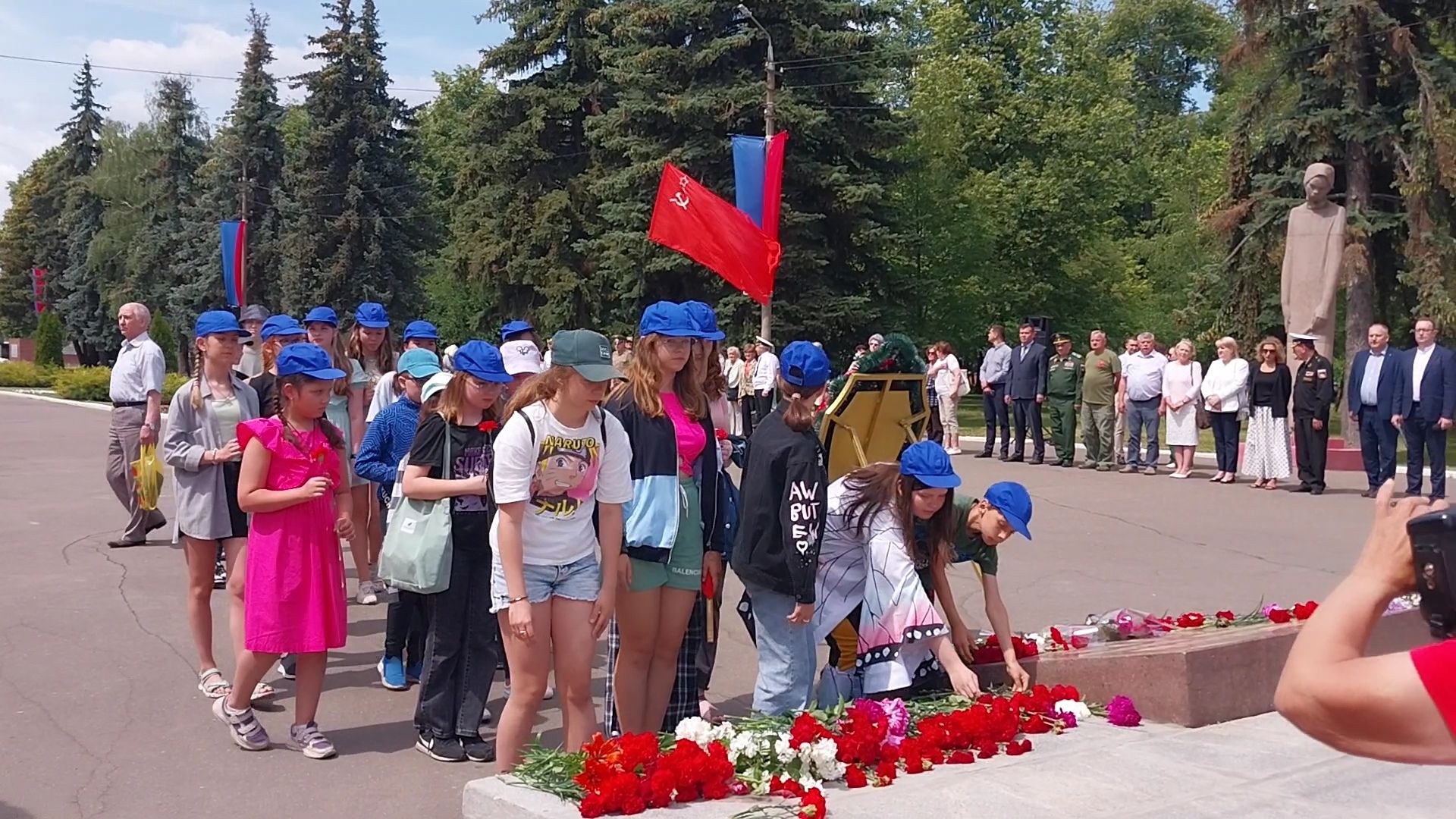 Коломна, минута молчания, мемориал