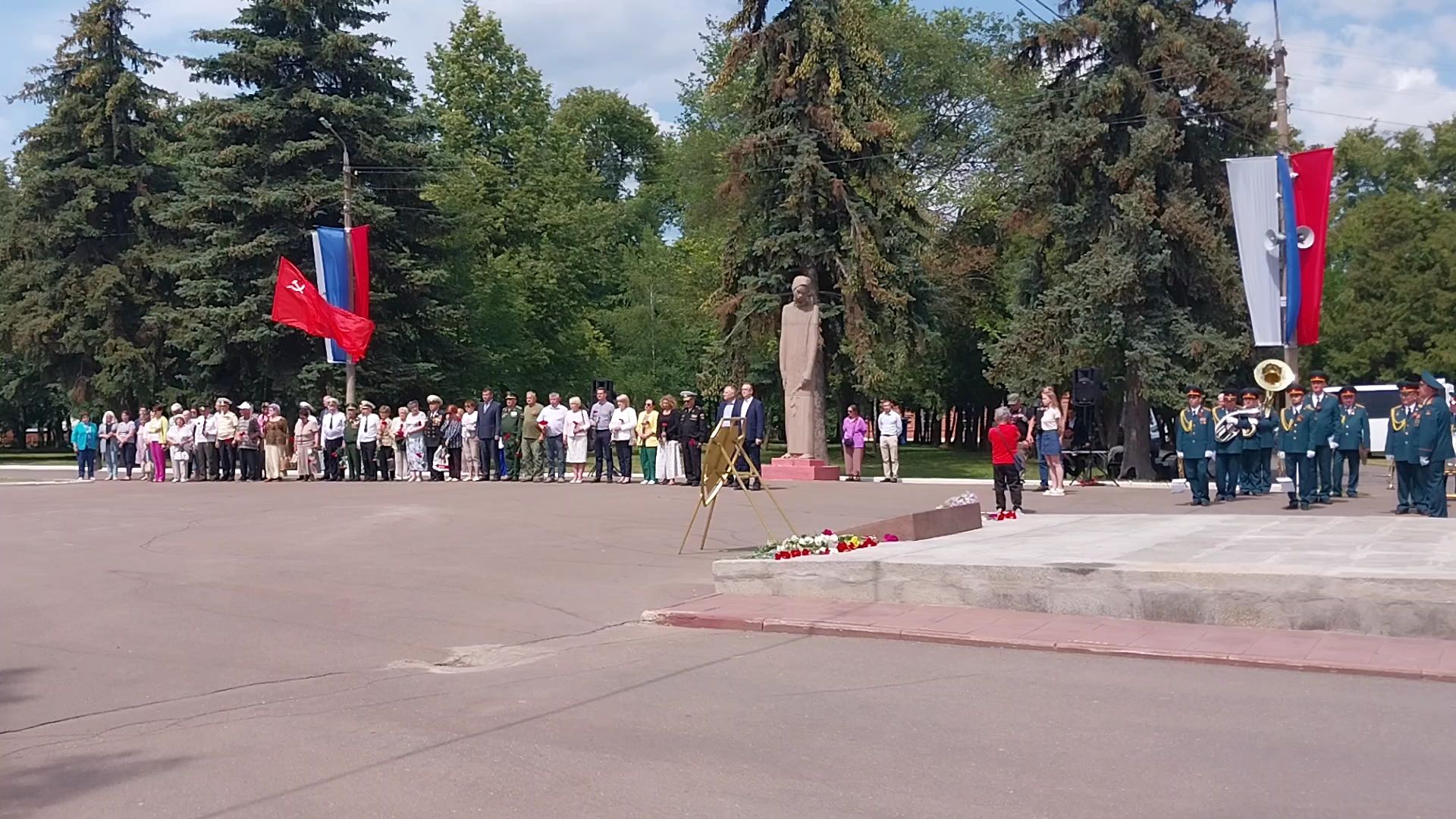 Коломна, минута молчания, мемориал