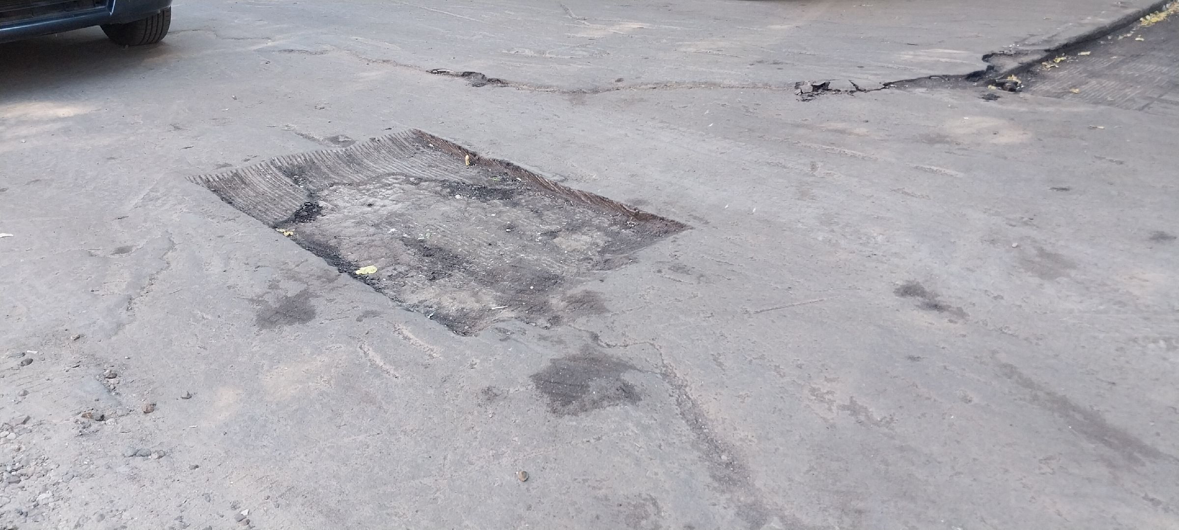 Коломна, дороги, ямочный ремонт