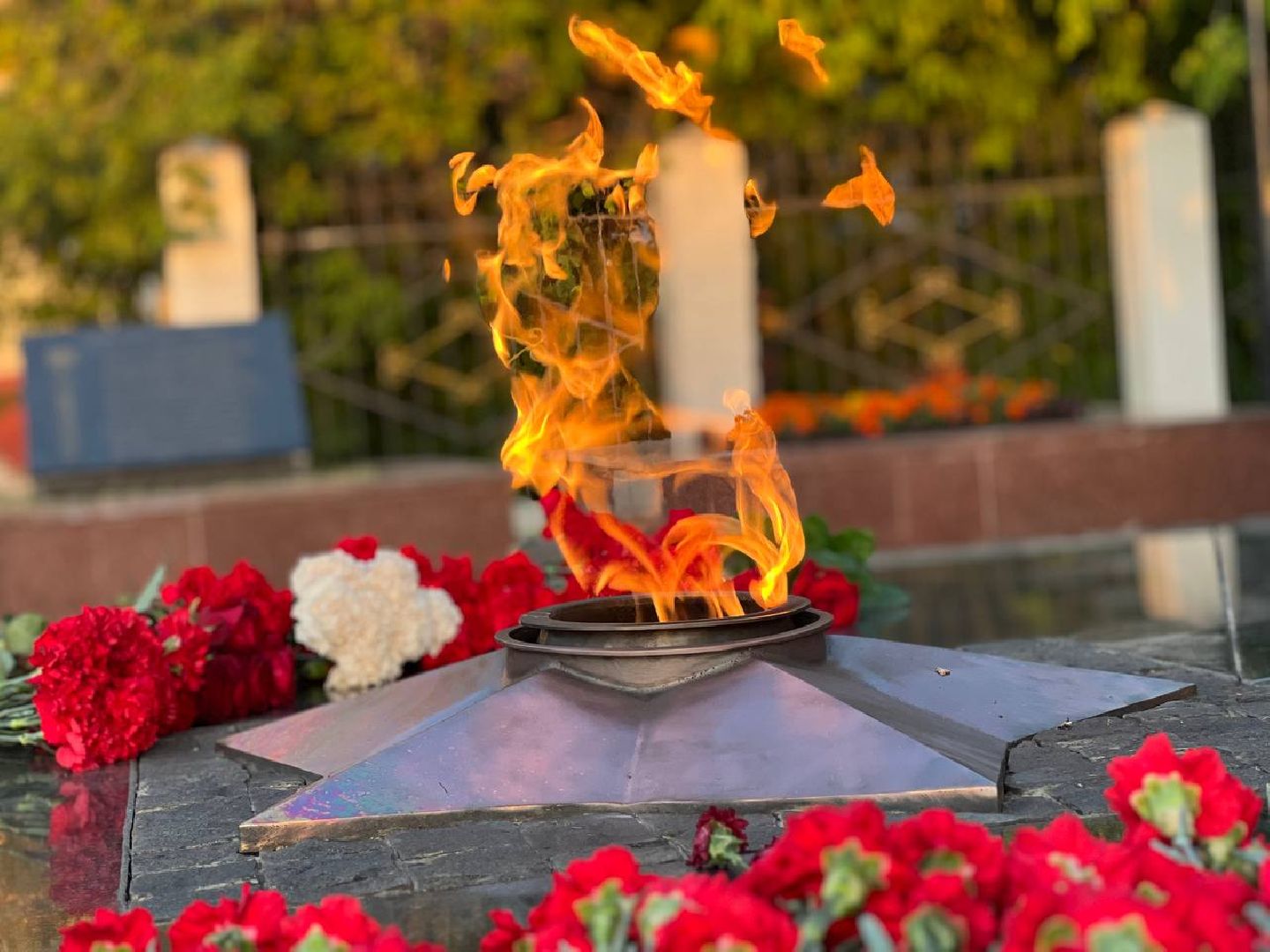 Вечный огонь, память, жители, ветераны