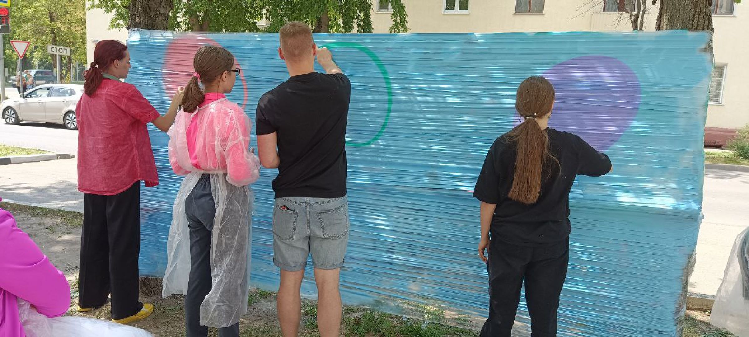 Подольск, граффити, детский лагерь, отдых, рисование, дети