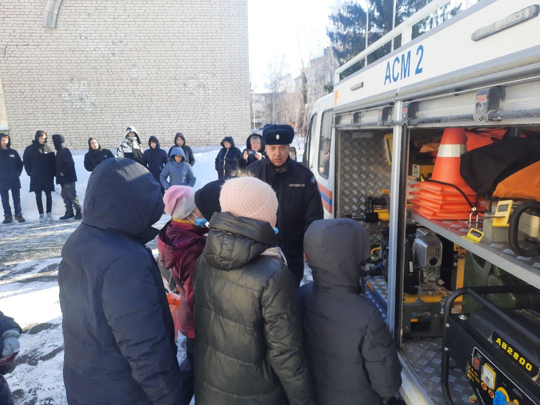 Шатура, ЧС, обучение, школа, учения, моспожспас, школа-интернат