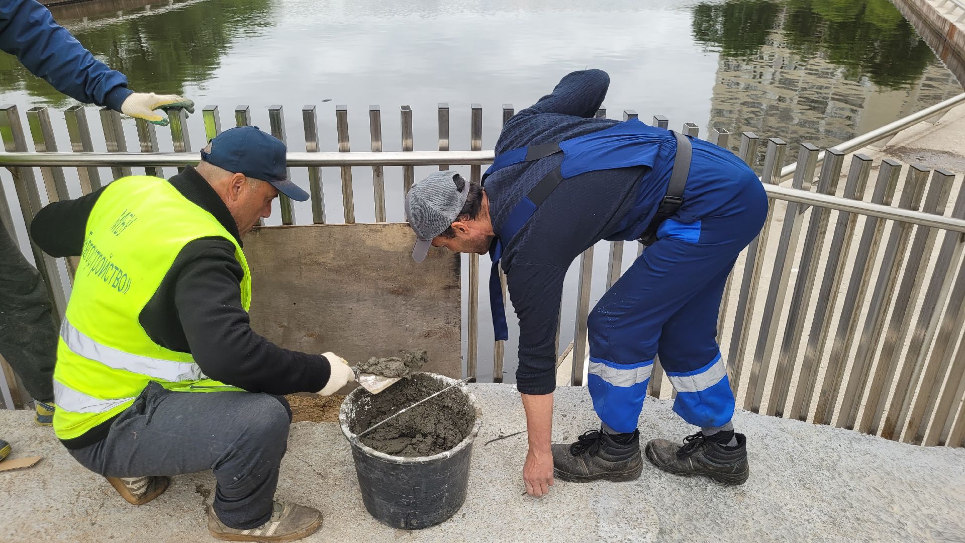 жкх; благоустройство; ремонт; мост; видное