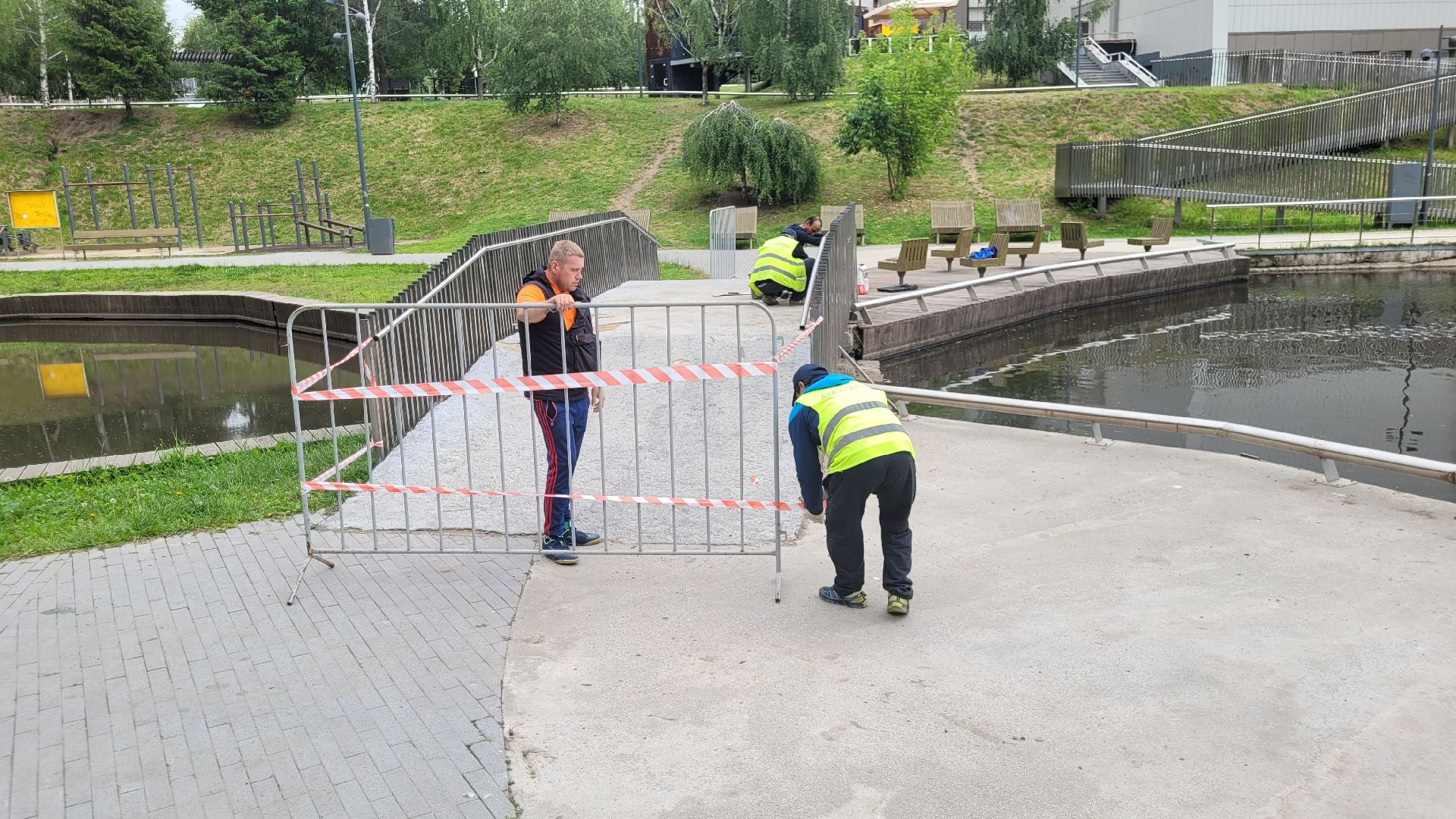 жкх; благоустройство; ремонт; мост; видное