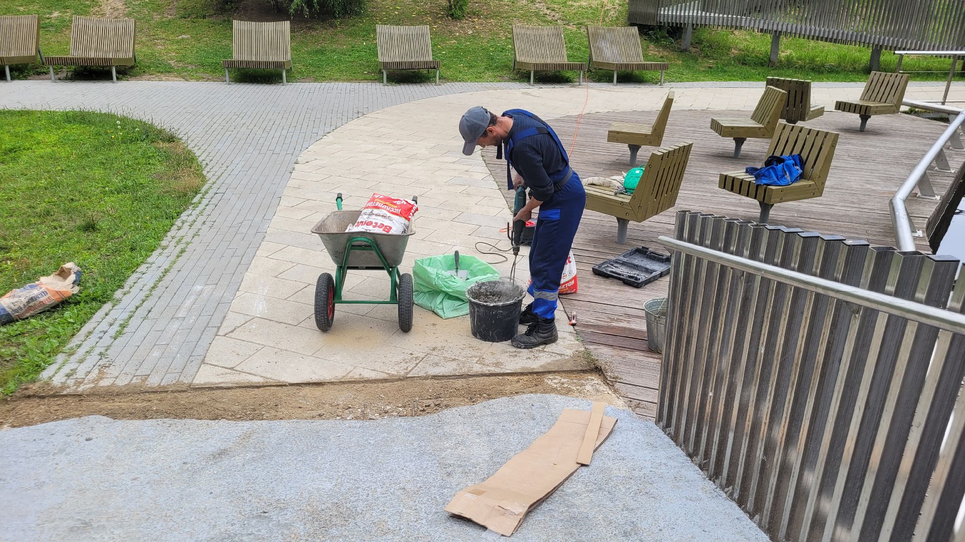 жкх; благоустройство; ремонт; мост; видное