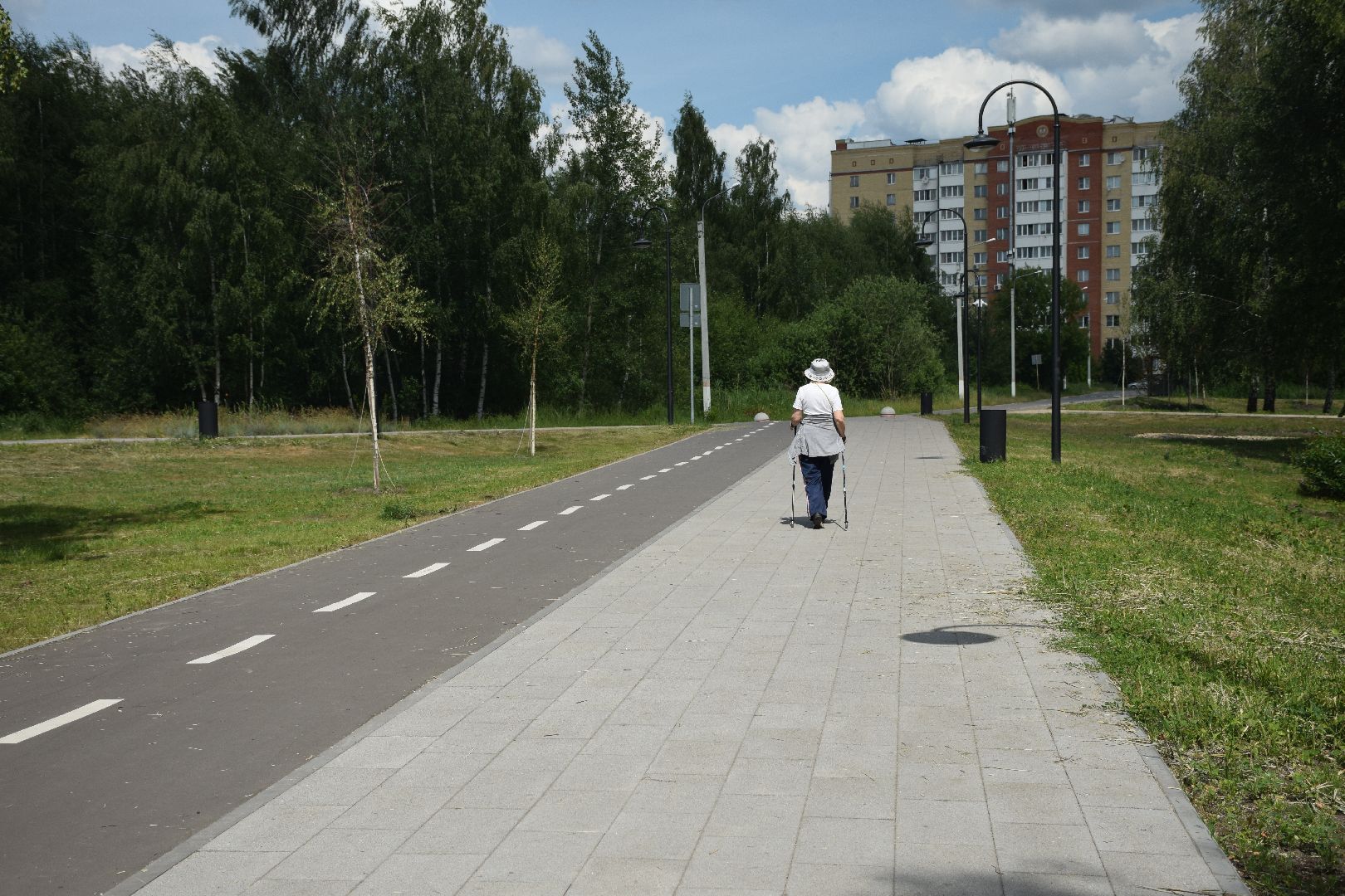 Электрогорск, городской округ Павловский Посад, благоустройство, строительство, отдых, озеро, набережная, люди