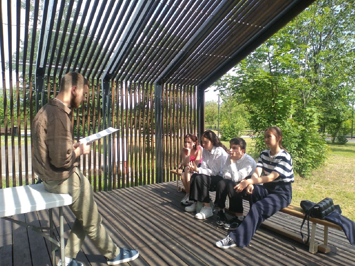 лекторий, дети, парк, Лосино-Петровский