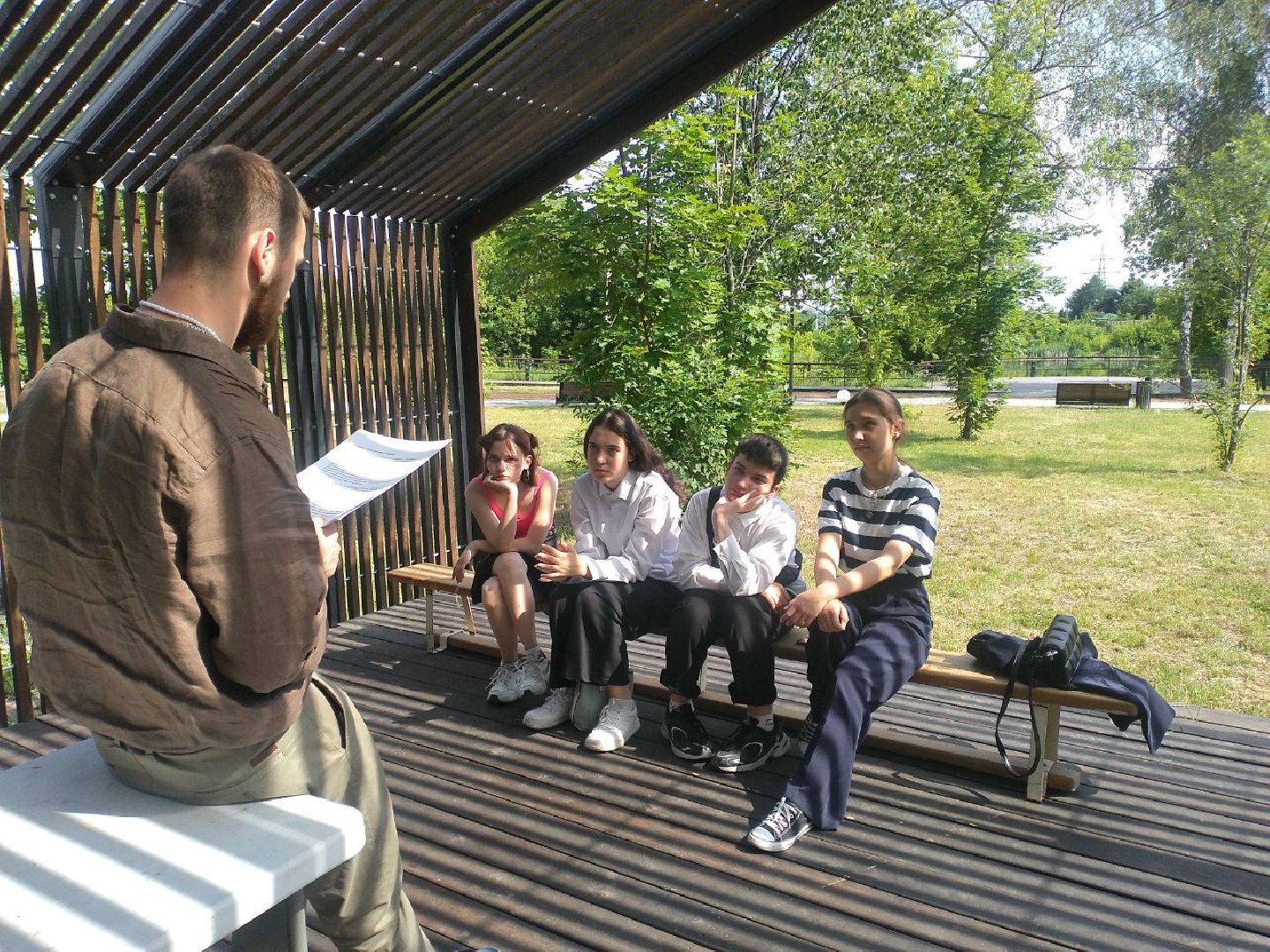 лекторий, дети, парк, Лосино-Петровский