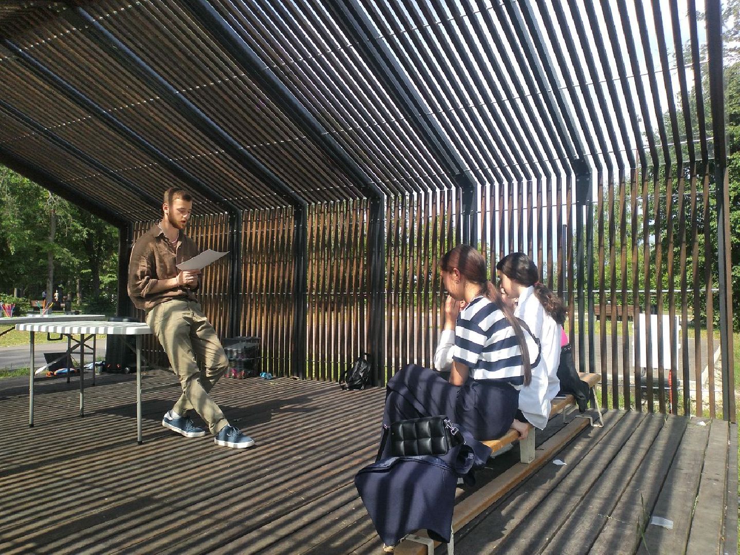 лекторий, дети, парк, Лосино-Петровский