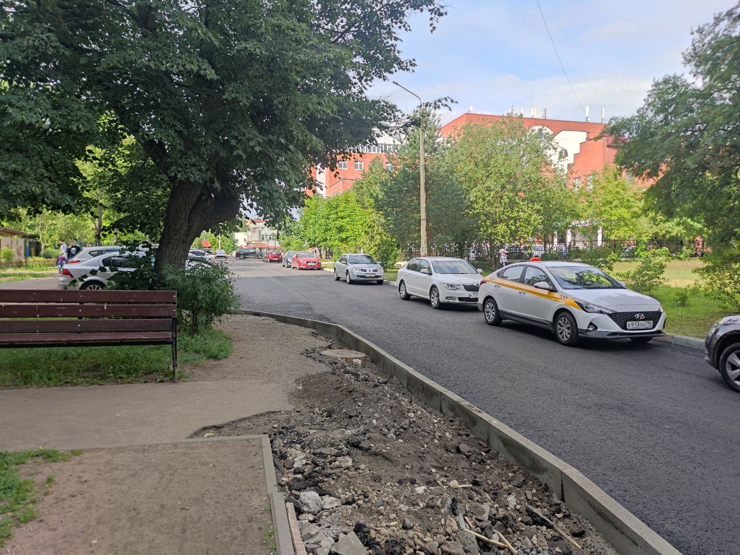 Ремонт дороги, плановый ремонт, асфальт, Дубна