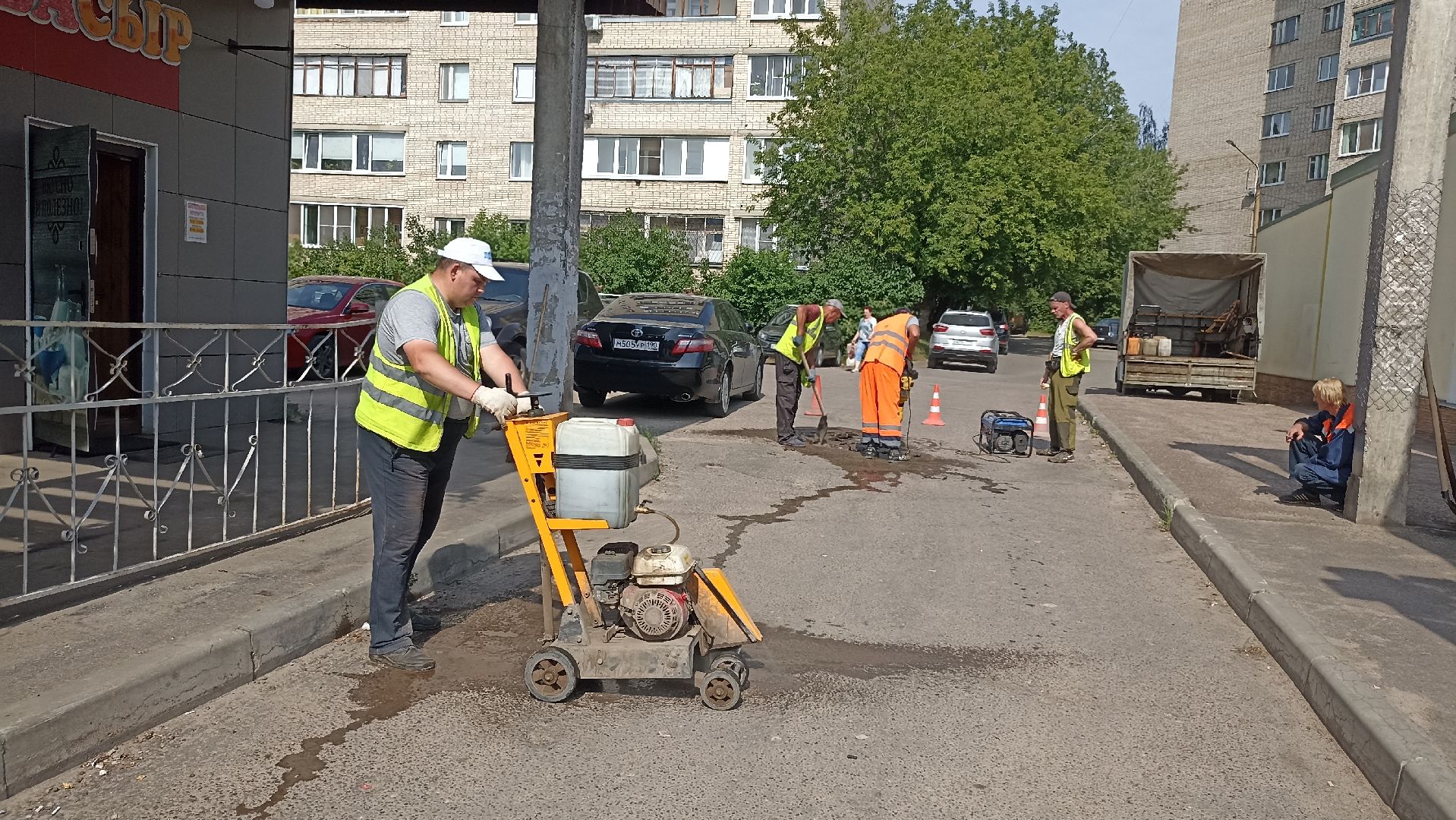 Серпухов, Подмосковье, благоустройство, Добродел, ремонт дороги