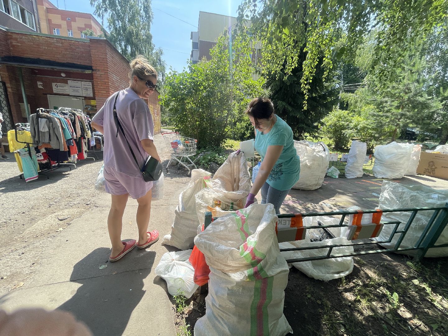 Одинцово, Лесной городок, экология, раздельный сбор, переработка, благотворительность,
