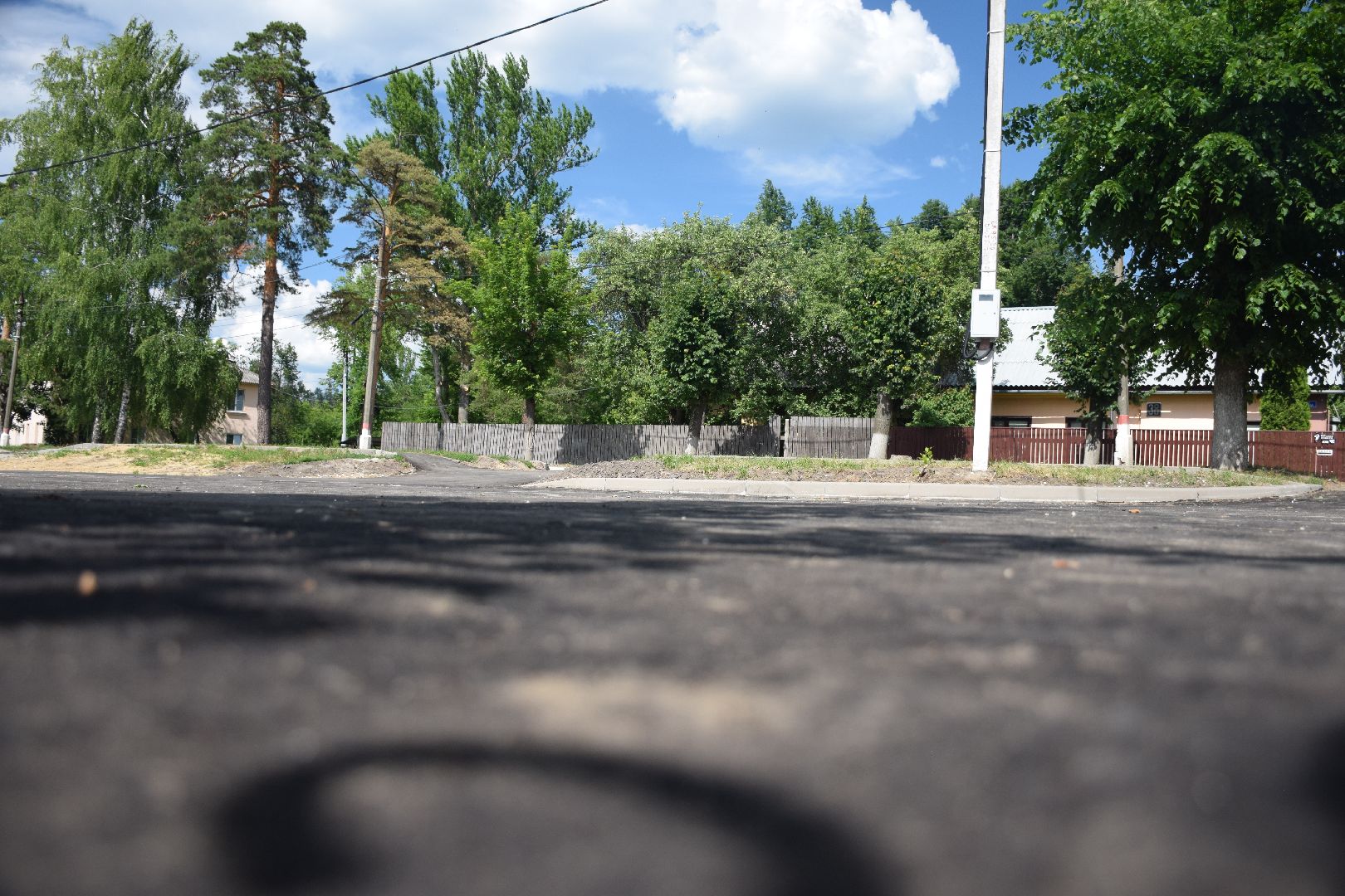 Электрогорск, городской округ Павловский Посад, асфальт, дорога, дворы, парковка, улица