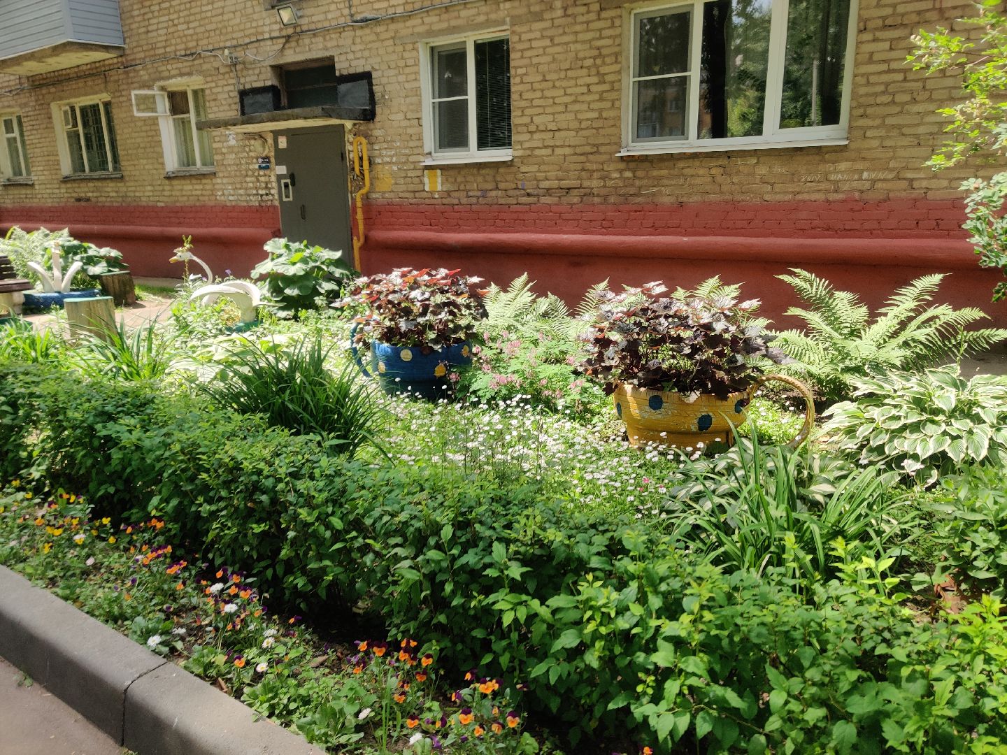 Красноармейск, Пушкинский, уборка дворов, покос травы, опиловка деревьев, ремонт лестницы