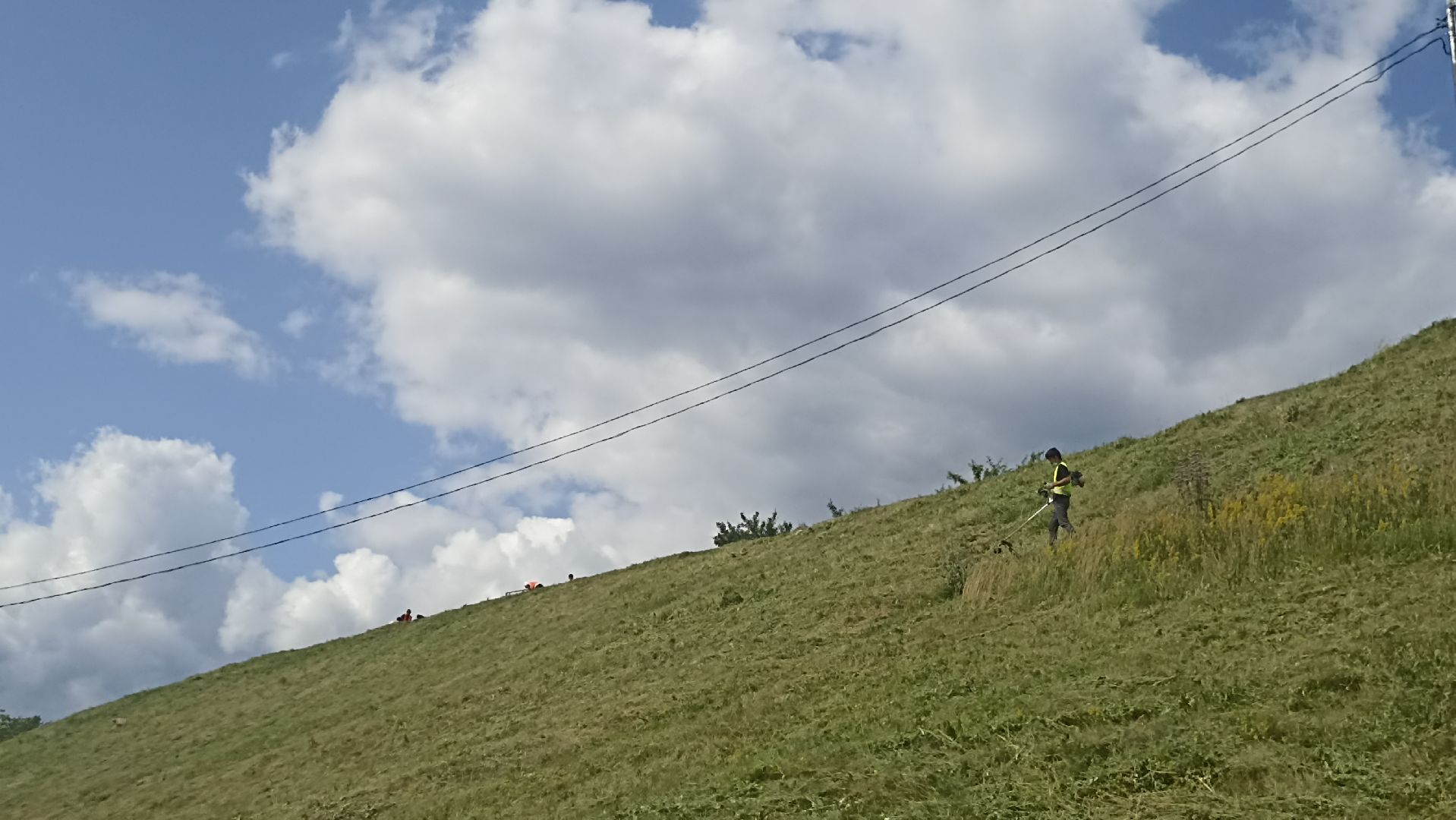 Серпухов, Подмосковье, благоустройство, покос травы, Соборная гора