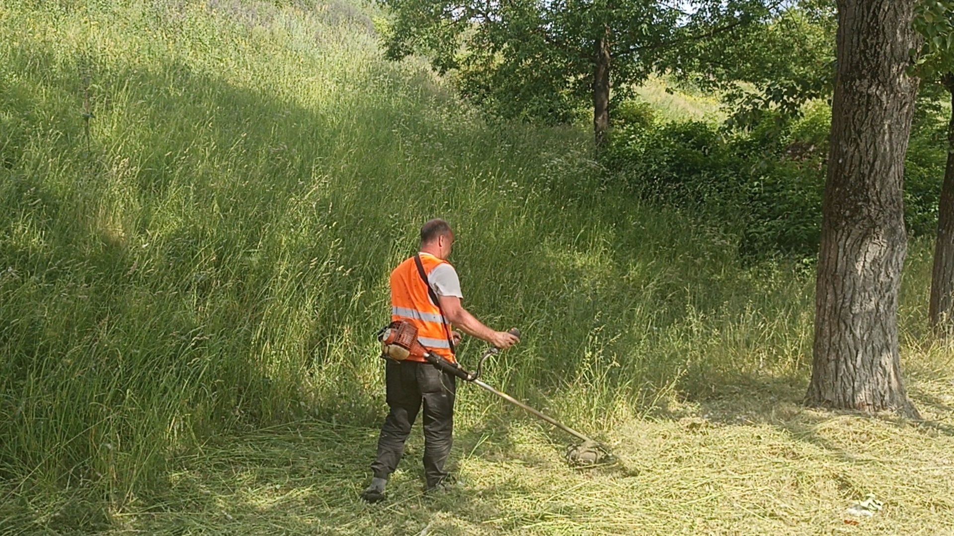 Серпухов, Подмосковье, благоустройство, покос травы, Соборная гора