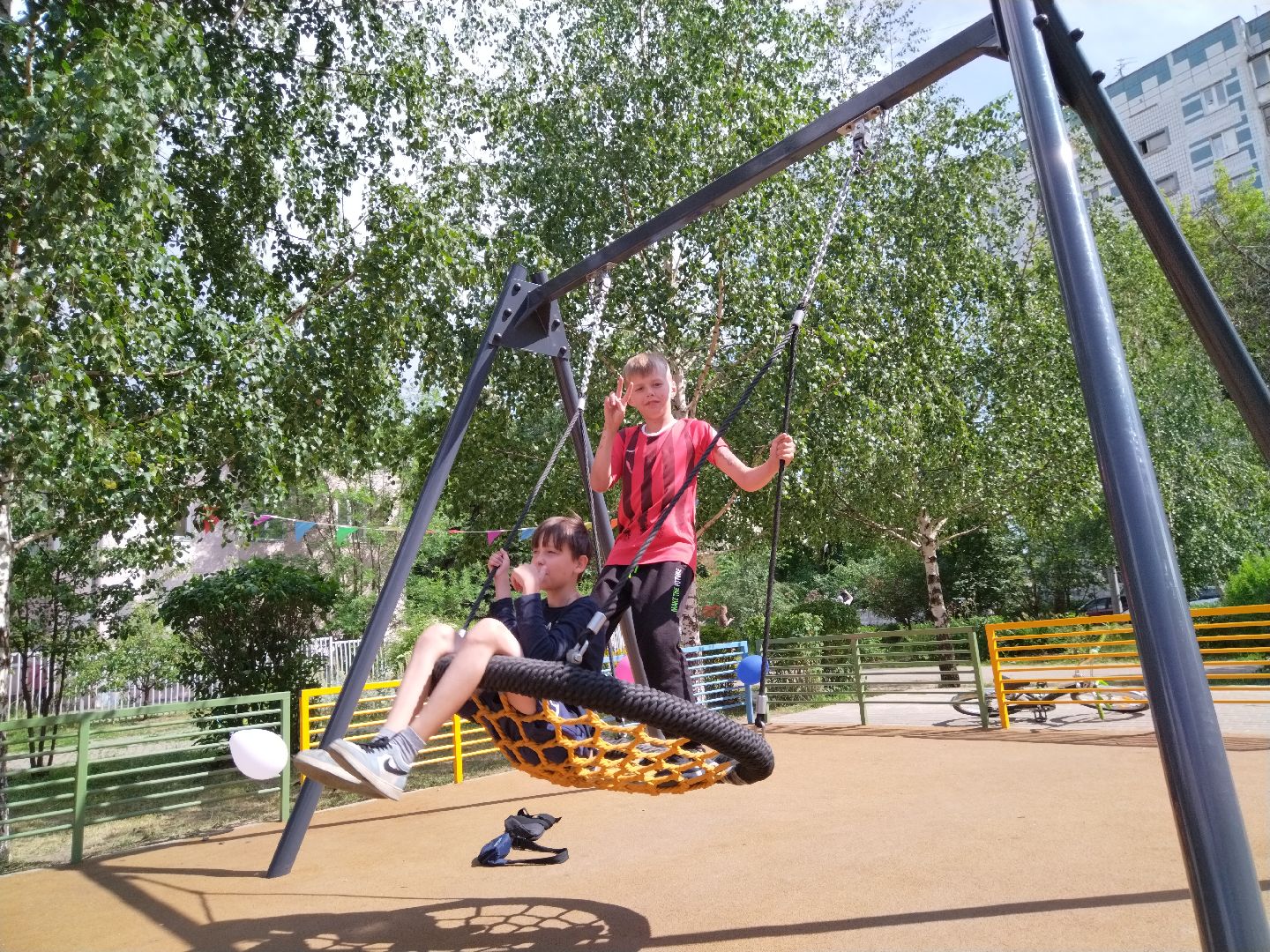 Губернаторская игровая площадка, детская площадка, Мытищи, Пироговский