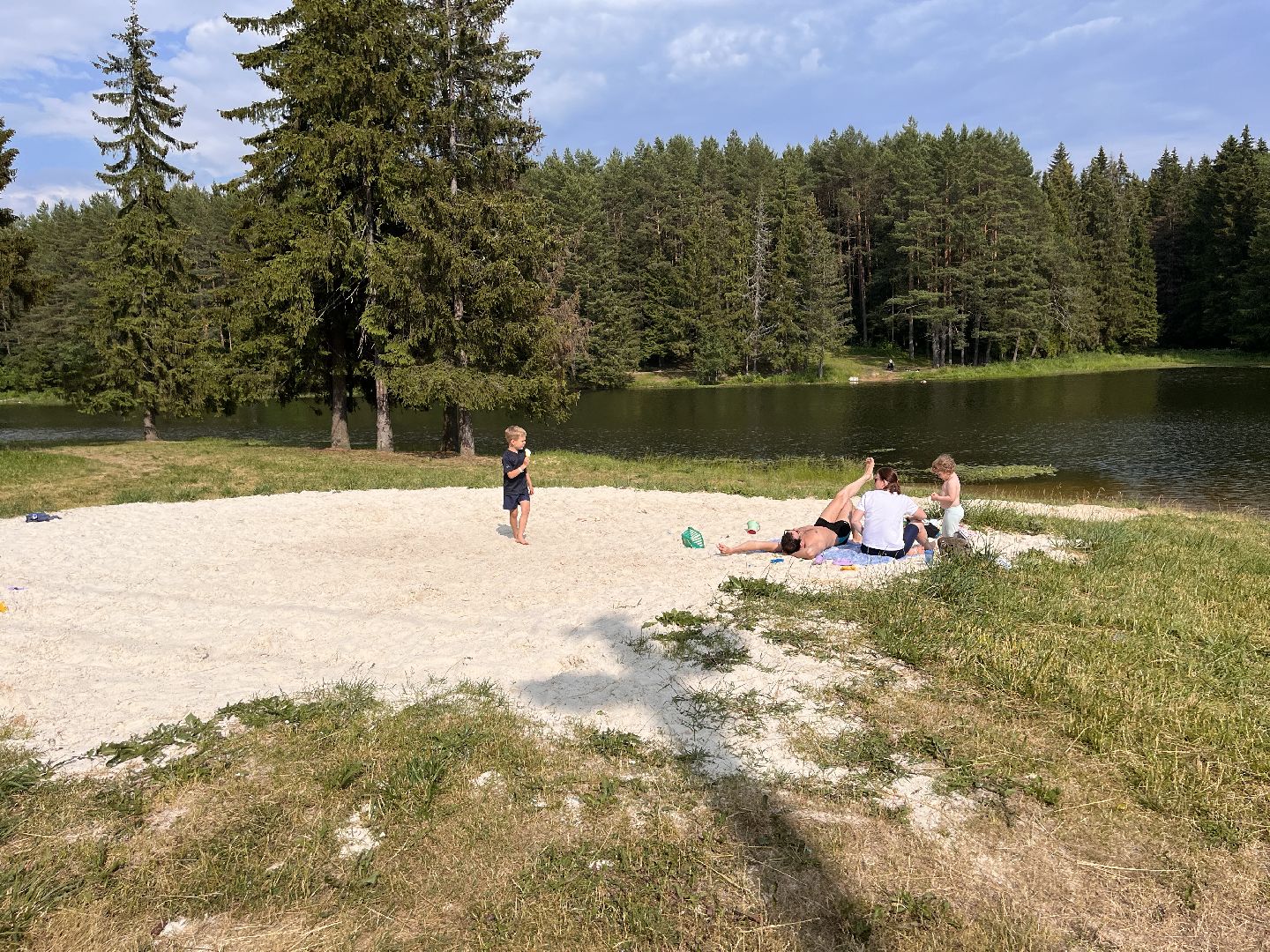 Шаховская, отдых, плотина, песок