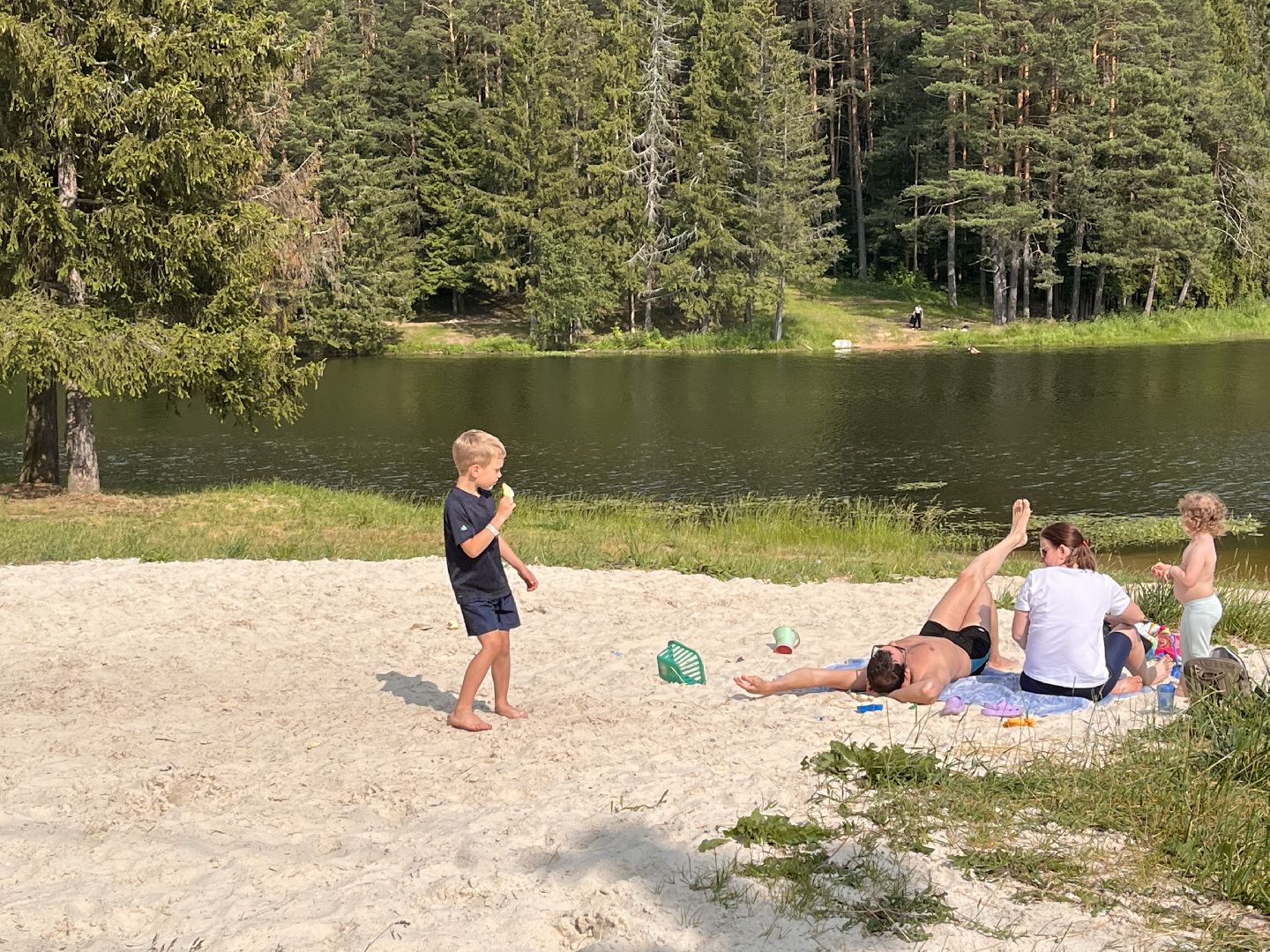 Шаховская, отдых, плотина, песок