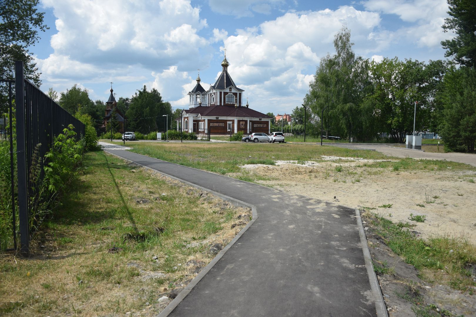 Электрогорск, городской округ Павловский Посад, благоустройство, дворы, тропы, устройство, тротуар