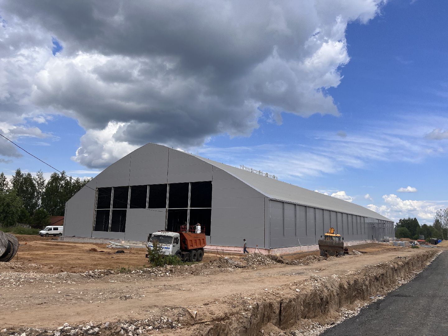 Шаховская, строительство, теннис, Тенисный корт