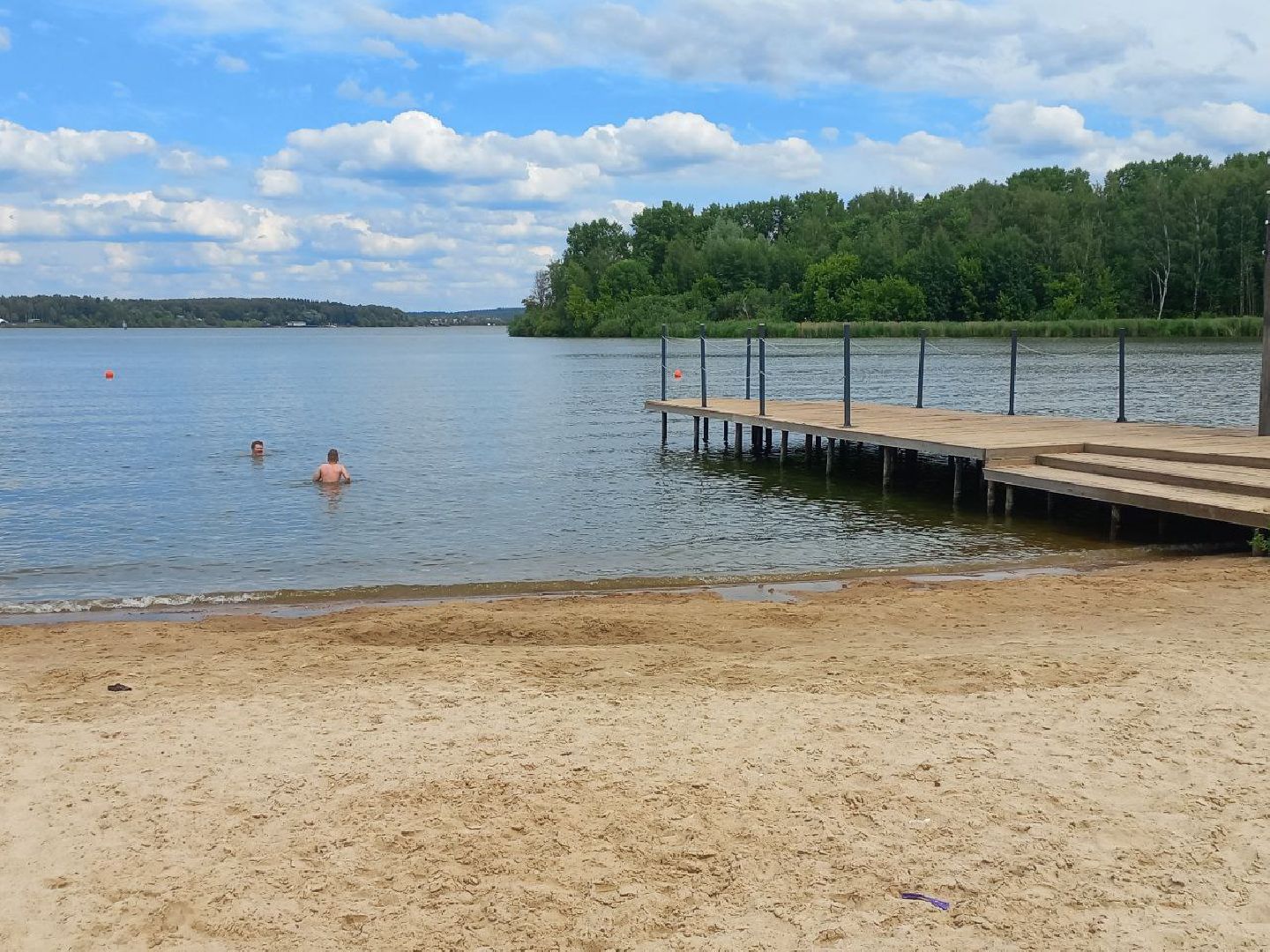Солнечногорск, озеро, пляж, жители, туристы