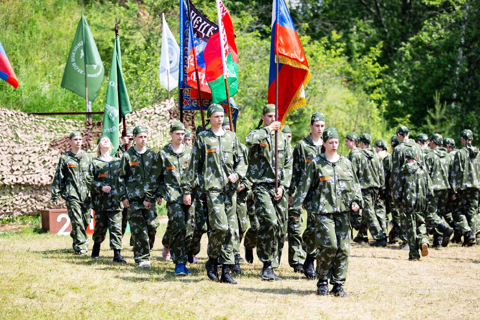 Можайск, Можайский городской округ, дети, военно-исторические сборы, Бородино - 2023, патриотическое воспитание, Бородинское поле, лето