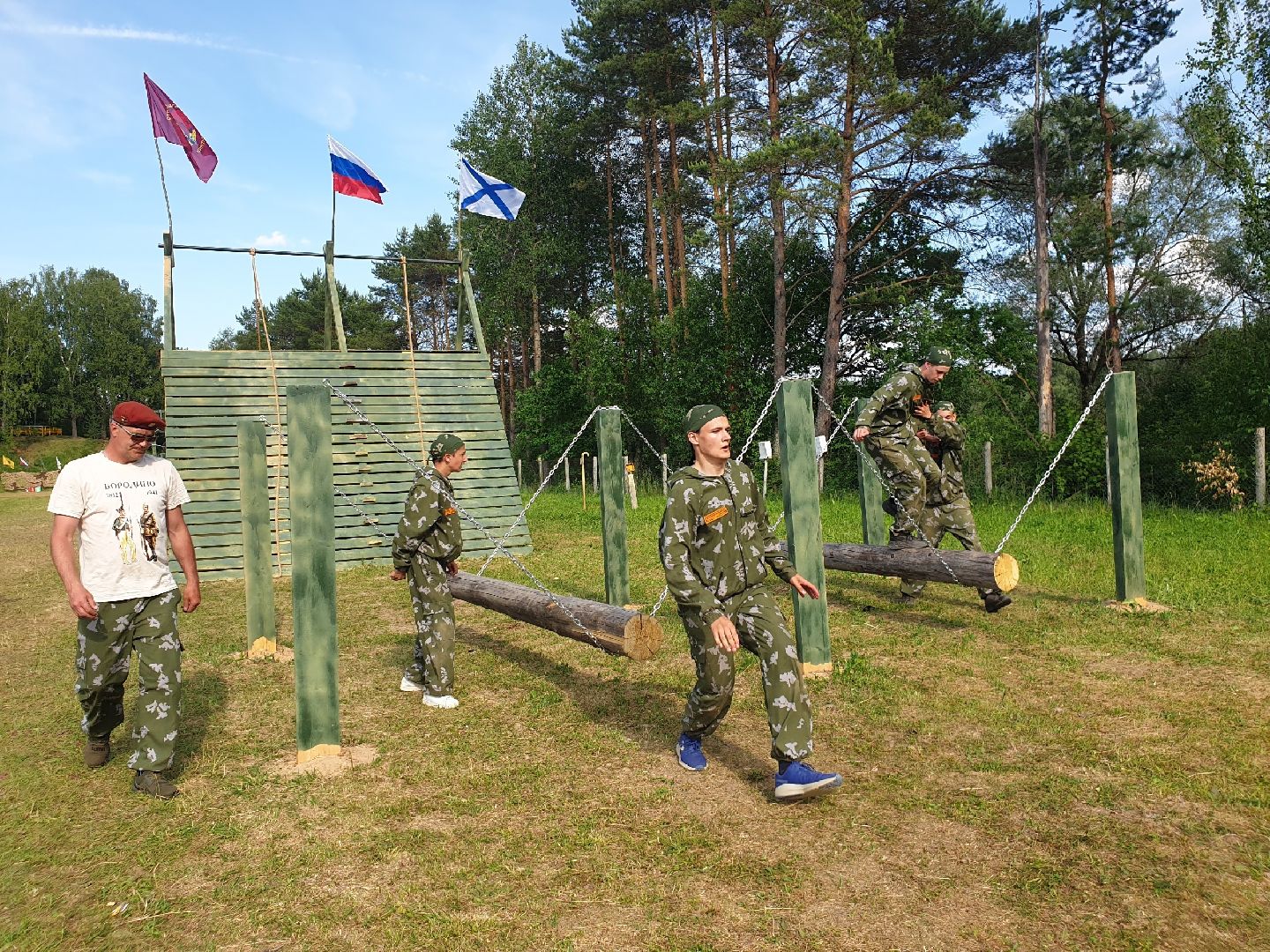 Можайск, Можайский городской округ, дети, военно-исторические сборы, Бородино - 2023, патриотическое воспитание, Бородинское поле, лето
