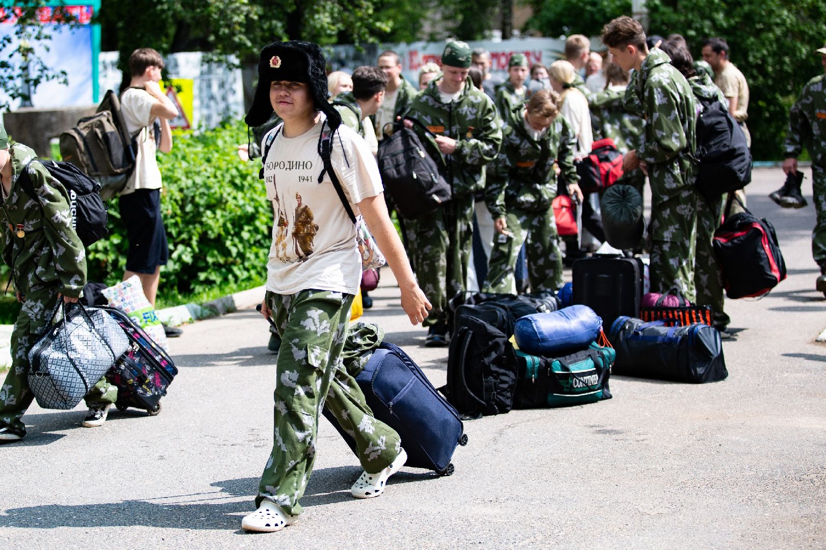 Можайск, Можайский городской округ, дети, военно-исторические сборы, Бородино - 2023, патриотическое воспитание, Бородинское поле, лето