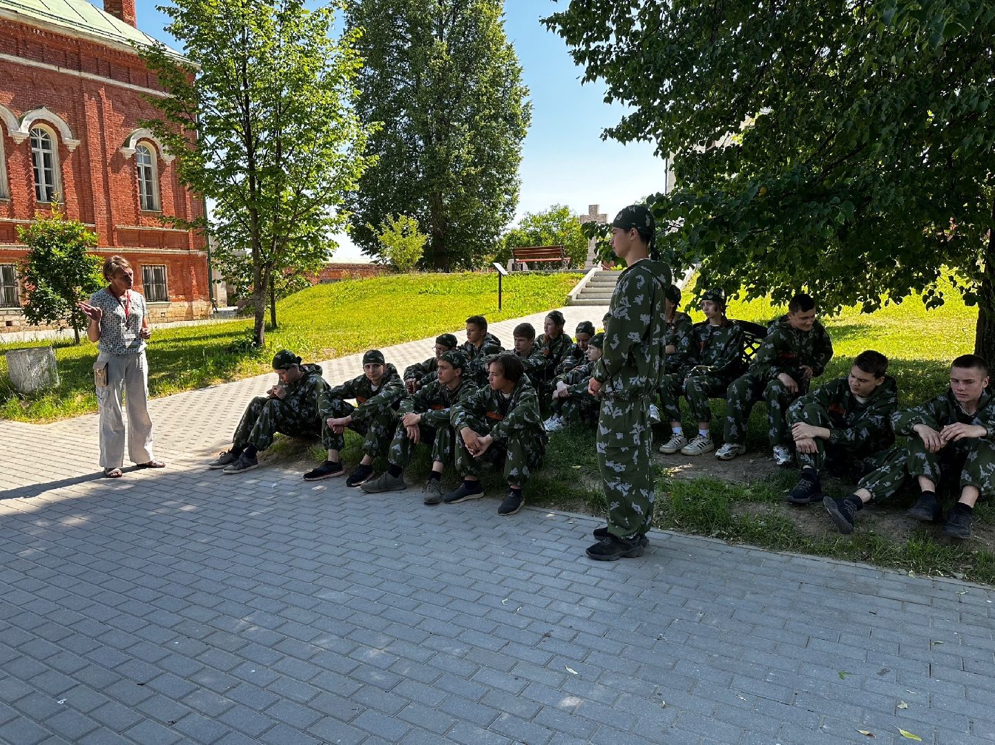 Можайск, Можайский городской округ, дети, военно-исторические сборы, Бородино - 2023, патриотическое воспитание, Бородинское поле, лето
