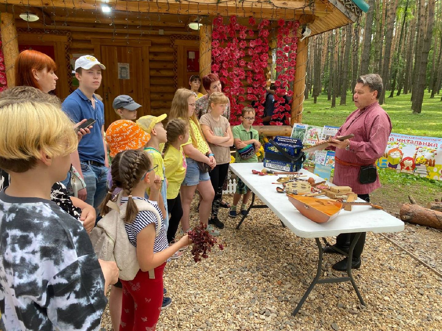 Домодедово, библиотека, детская библиотека, летний читальный зал, польза растений