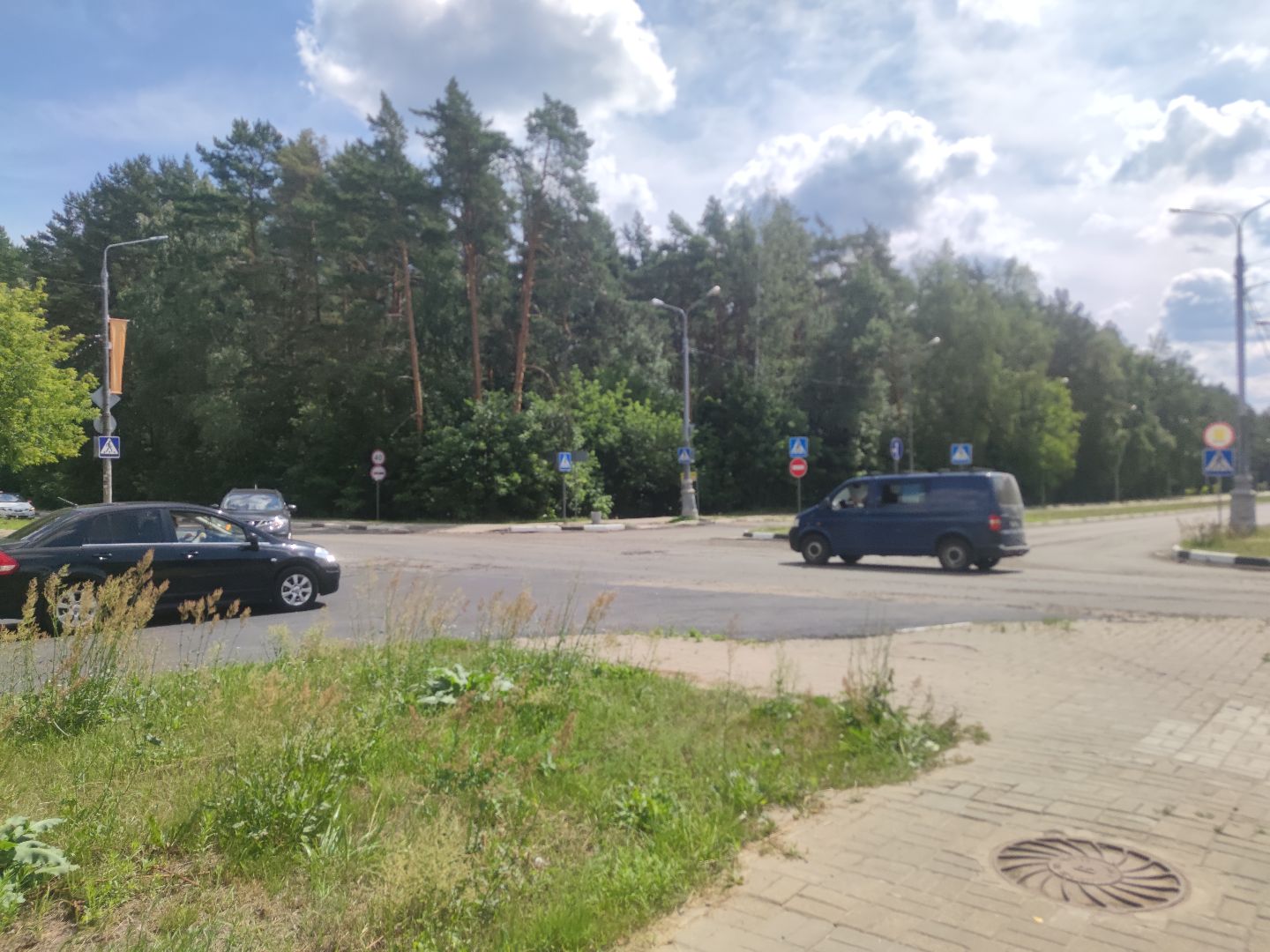 Новый асфальт, дорога, Дубна