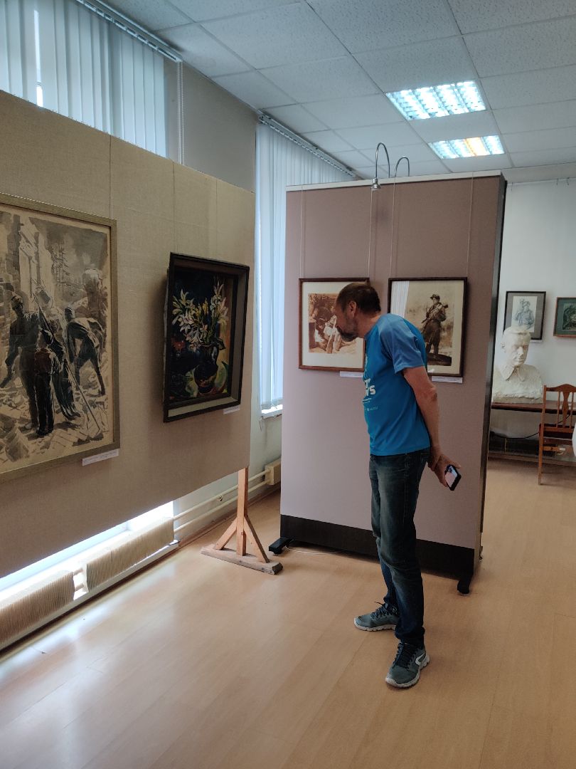 Красноармейск, Пушкинский, активное долголетие, художественная выставка