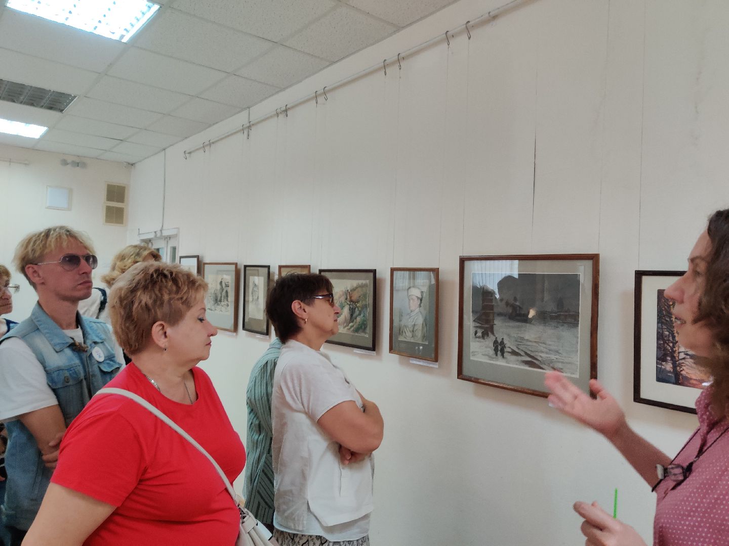 Красноармейск, Пушкинский, активное долголетие, художественная выставка