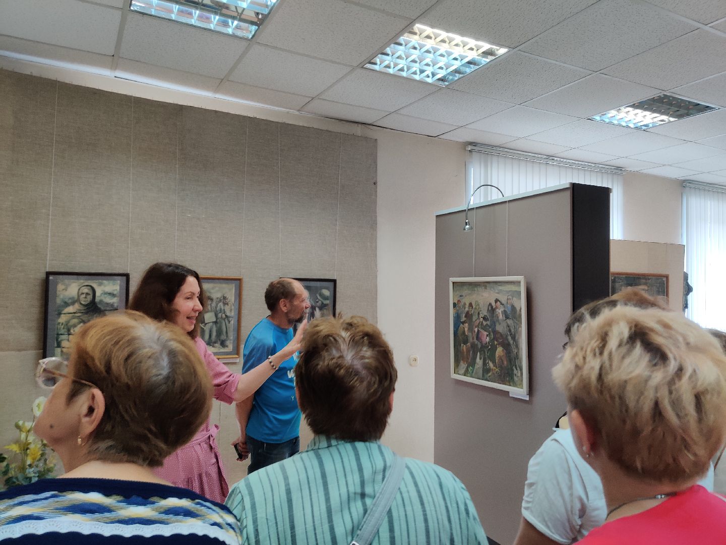Красноармейск, Пушкинский, активное долголетие, художественная выставка