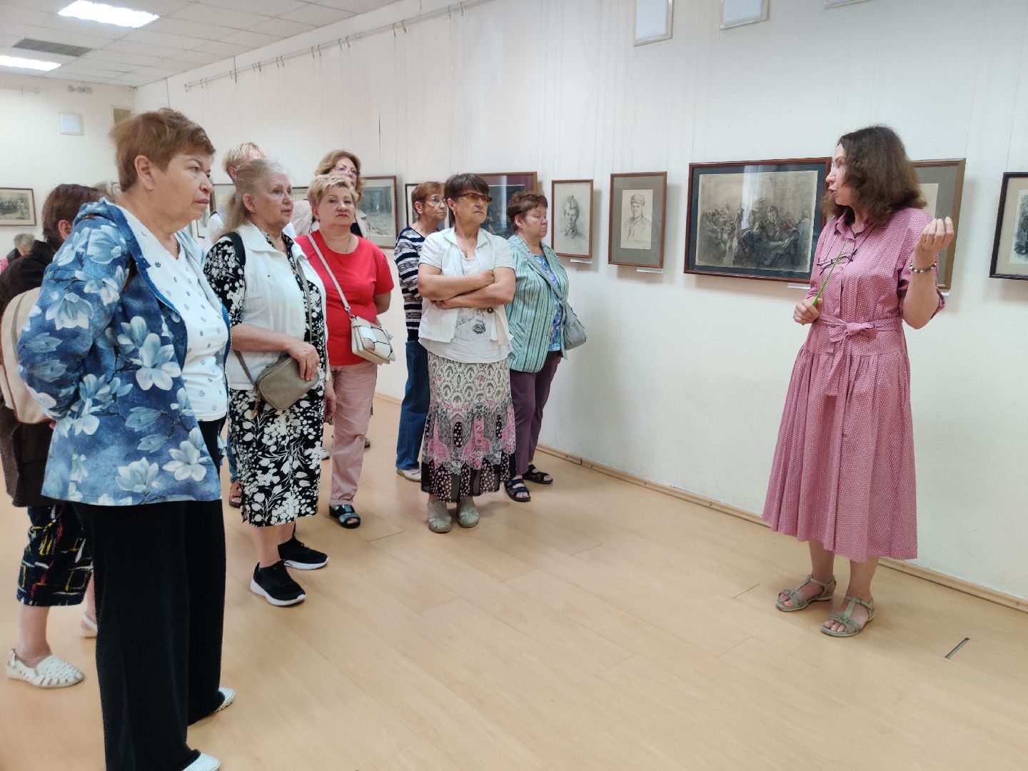 Красноармейск, Пушкинский, активное долголетие, художественная выставка