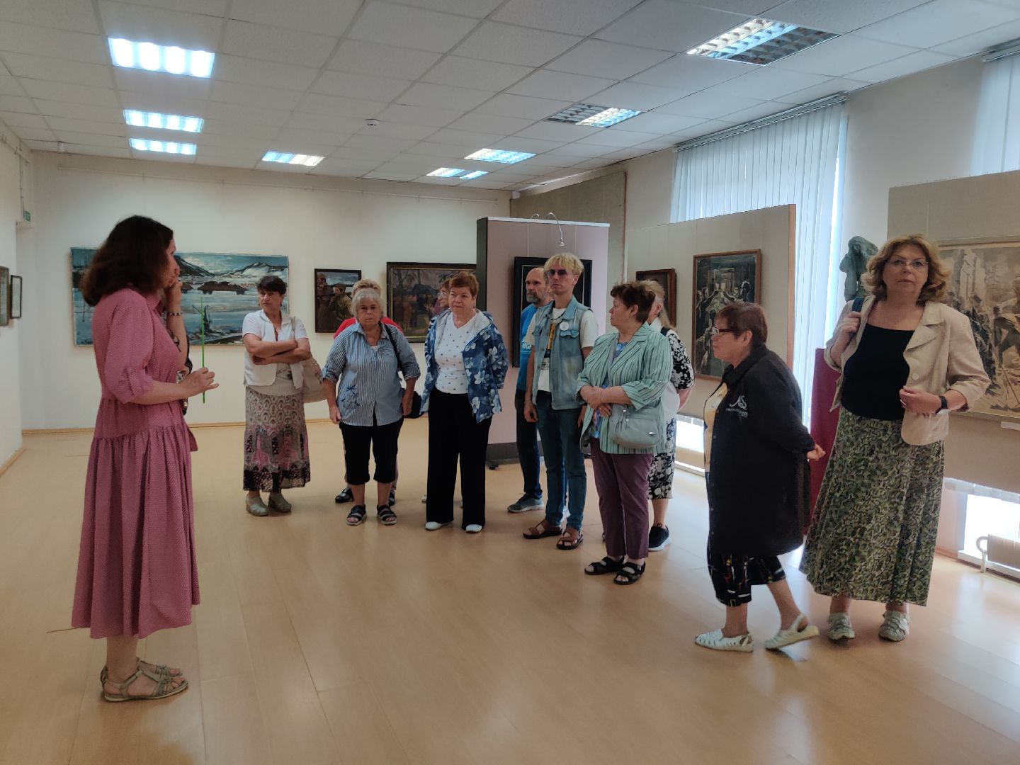 Красноармейск, Пушкинский, активное долголетие, художественная выставка